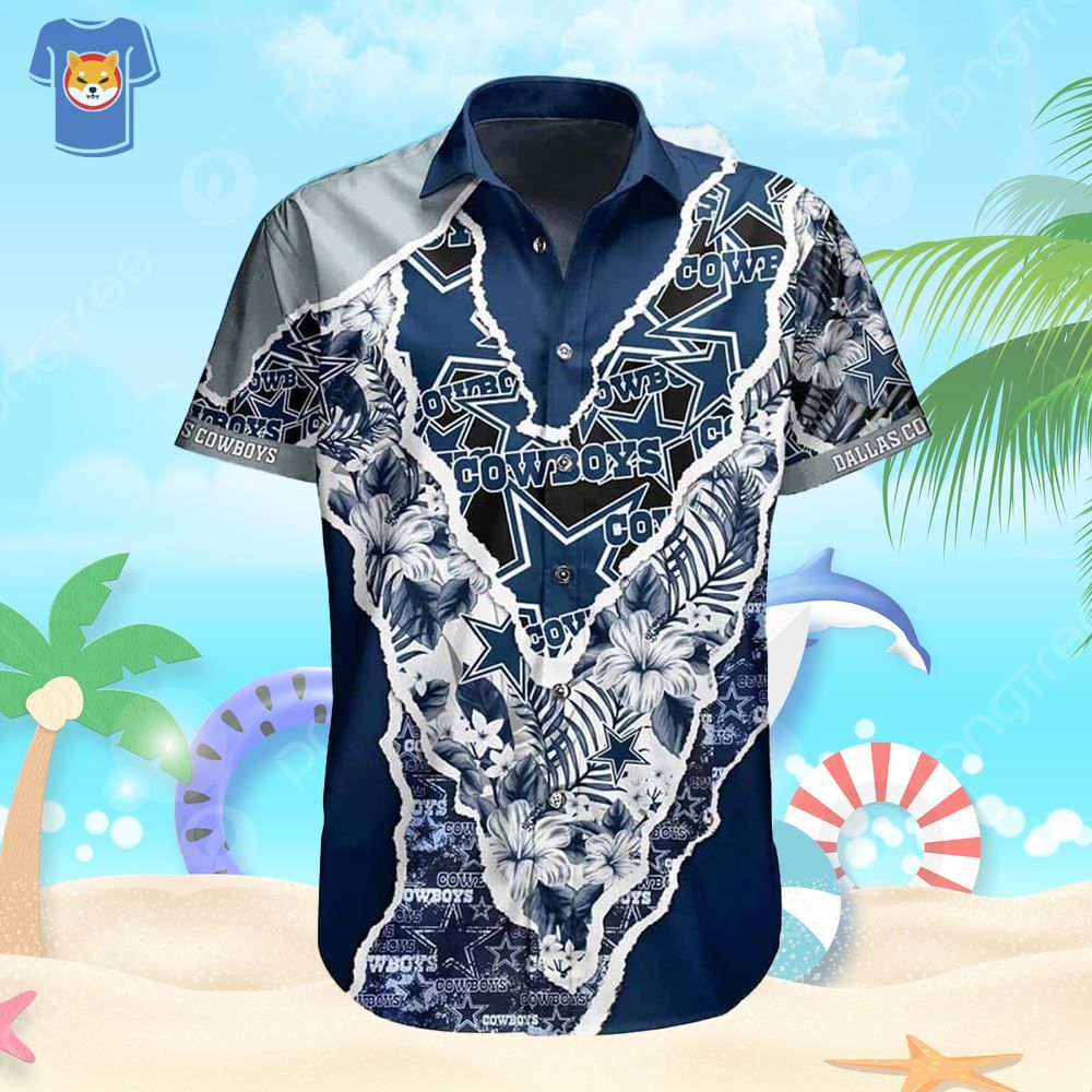 Dallas Cowboys Tropical Shirt Ideal for Football Fan’s Summer