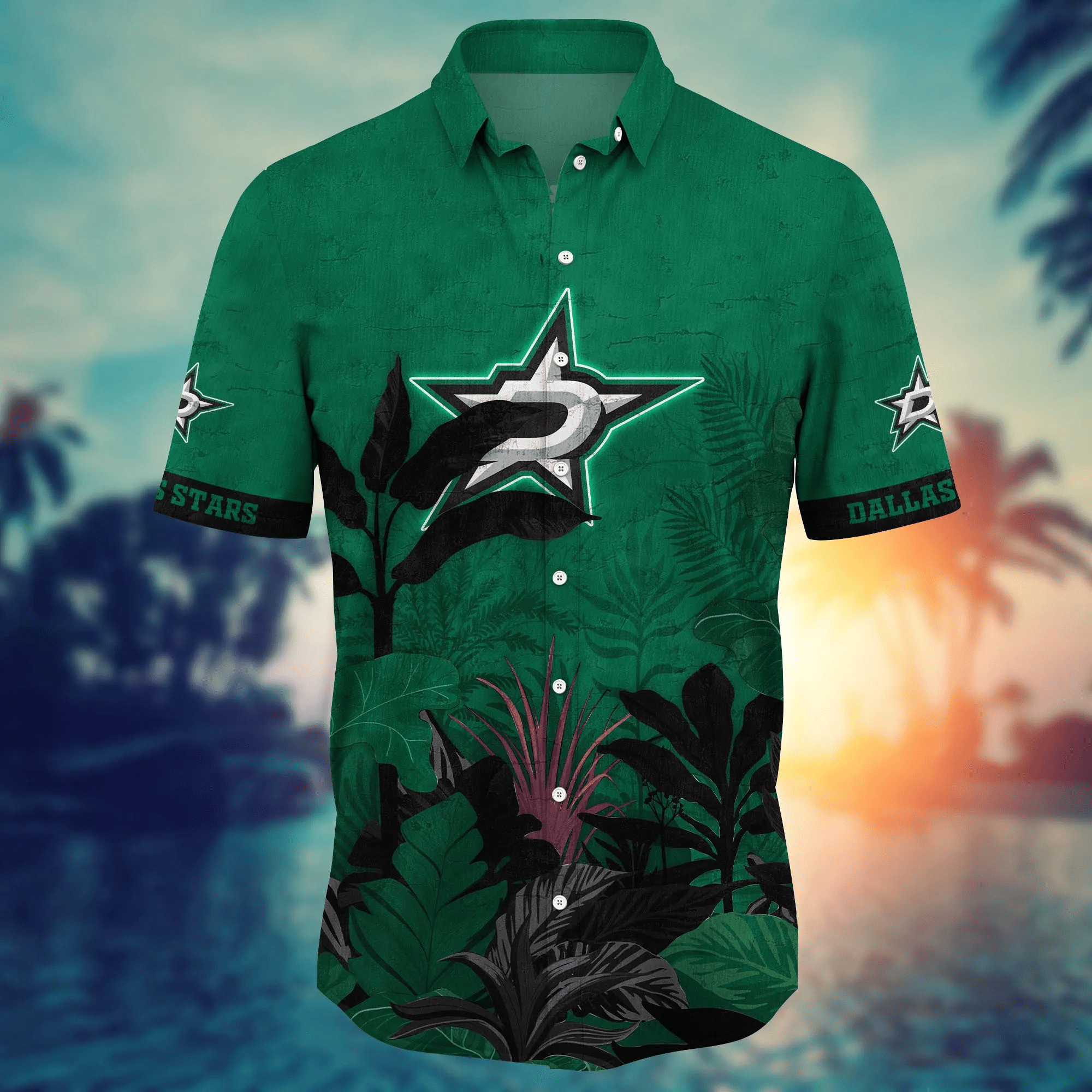 Dallas Stars NHL Hawaiian Shirt Popsicles Aloha Shirt