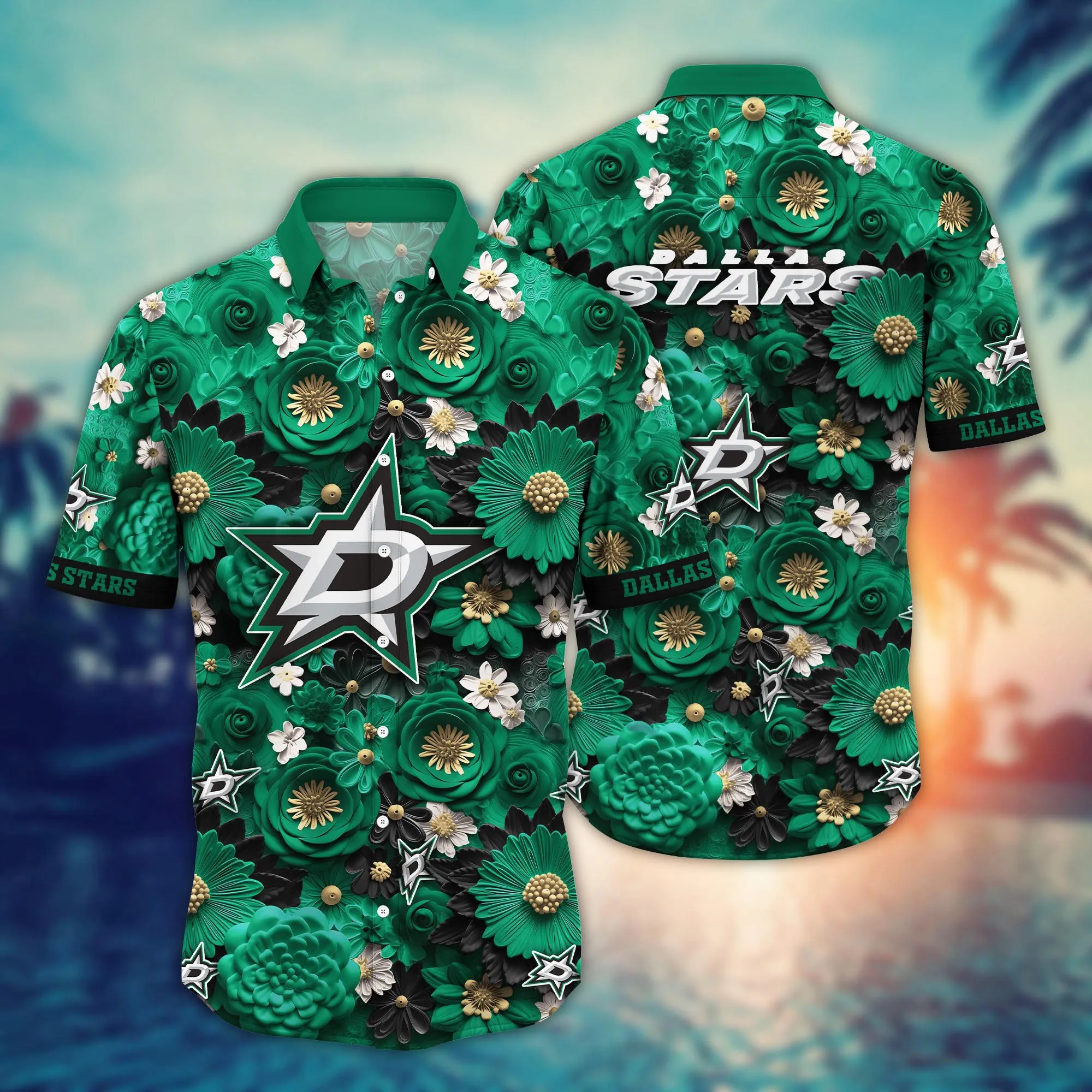 Dallas Stars NHL Hawaiian Shirt Trending For This Summer Customize Shirt Any Team