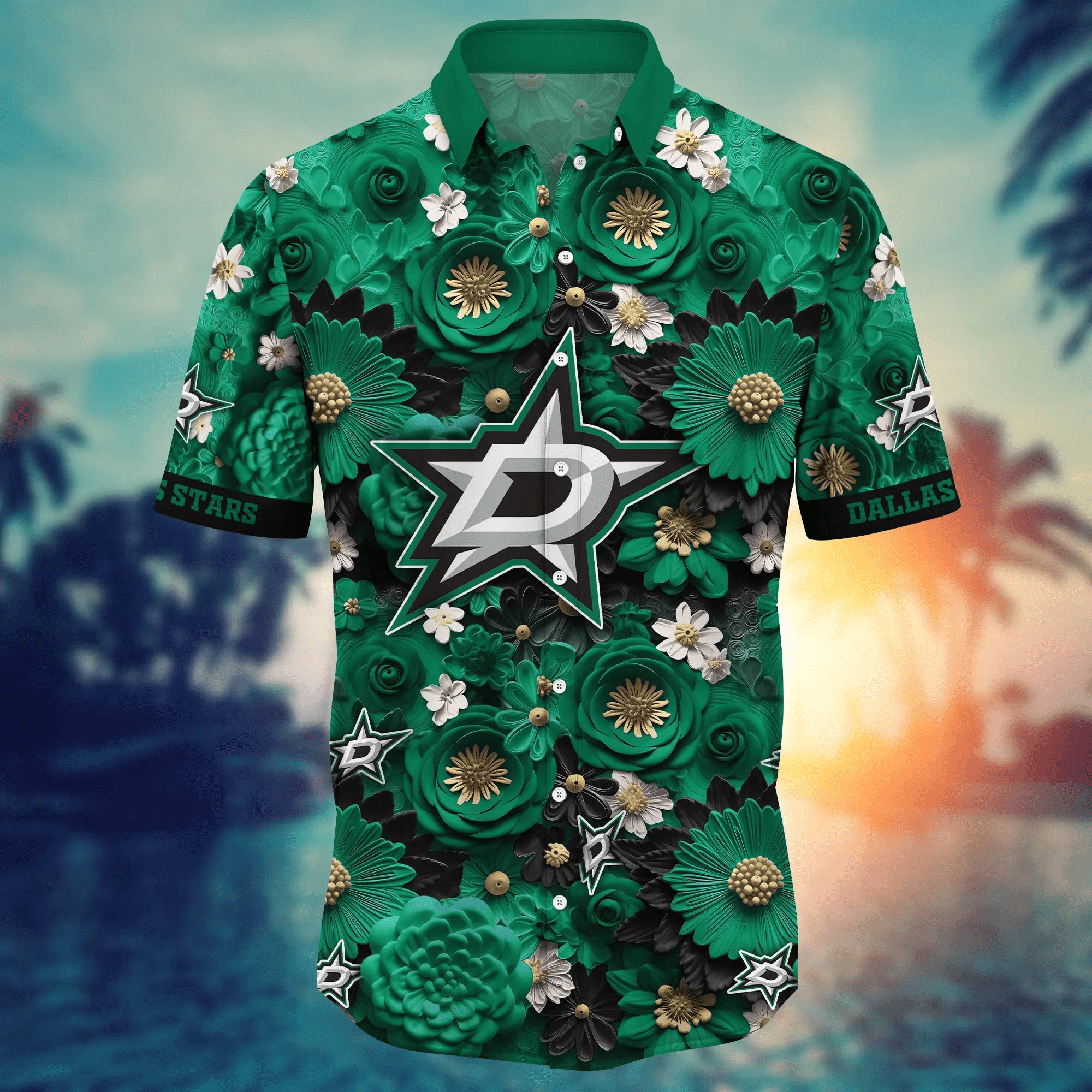 Dallas Stars NHL Hawaiian Shirt Trending For This Summer Customize Shirt Any Team