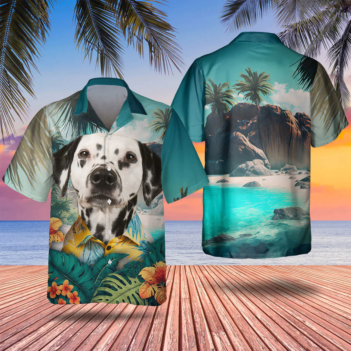 Dalmatian 2 3D Tropical Trendy Hawaiian Shirt, Dog Lover Trendy Hawaiian Shirt, Summer Trendy Hawaiian Shirt For Men And Women Dalmatian 2 3D Tropical Trendy Hawaiian Shirt, Dog Lover Trendy Hawaiian Shirt, Summer Trendy Hawaiian Shirt For Men And Women