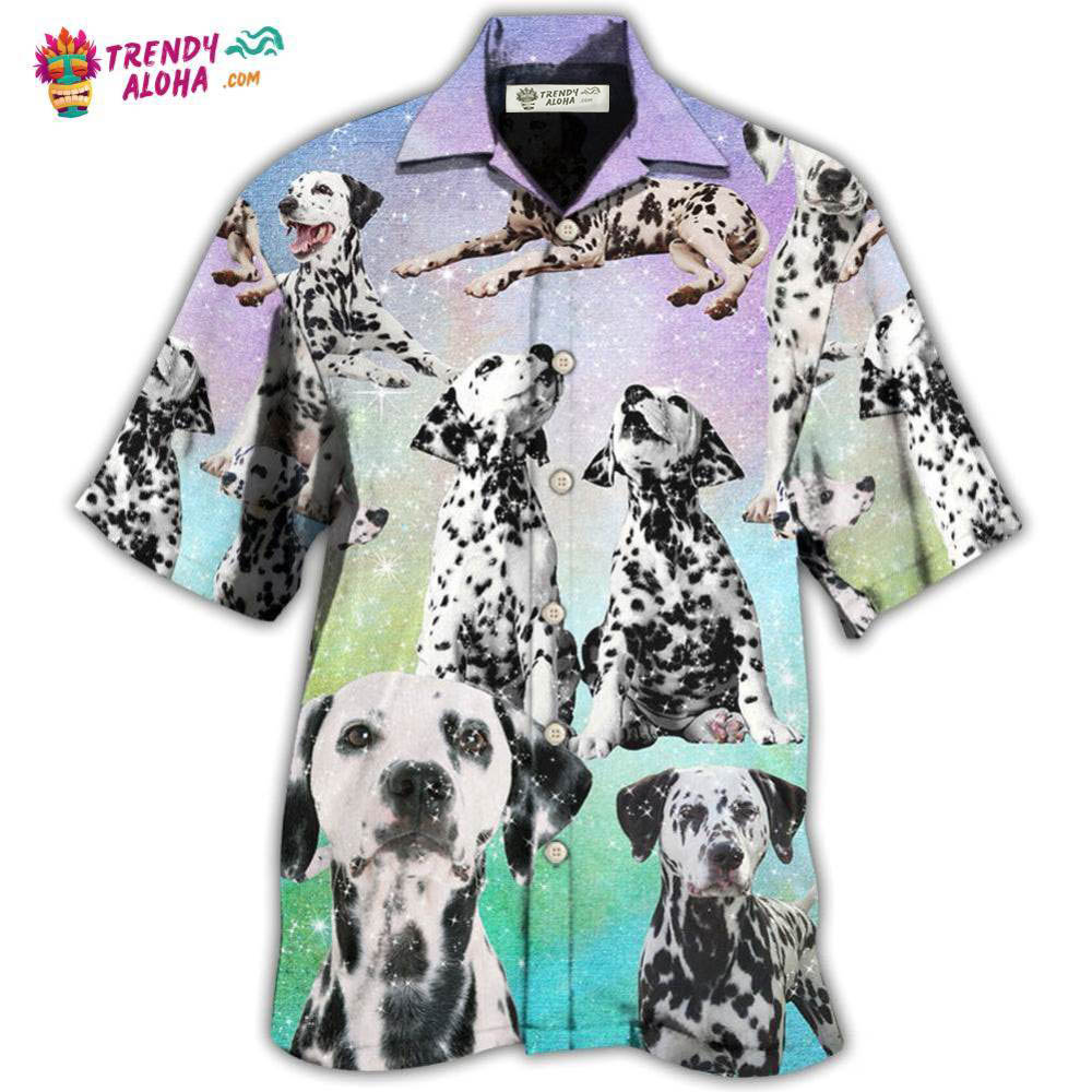 Dalmatian Dog Galaxy Lovely Style Hawaiian Shirt – Trendy Aloha Dalmatian Dog Galaxy Lovely Style Hawaiian Shirt – Trendy Aloha