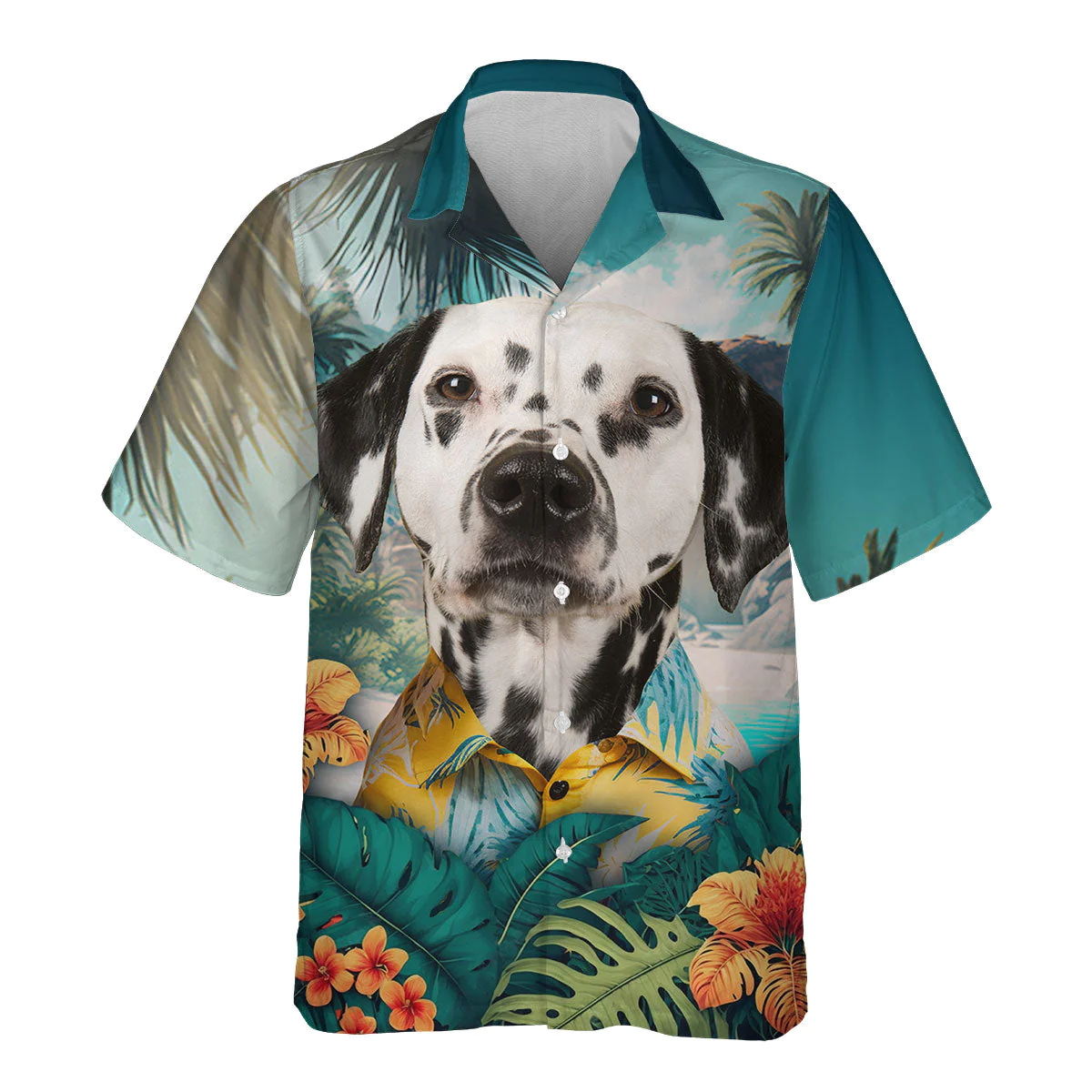 Dalmatian Spots On 3D Hawaiian Shirt Ready For Sunny Days