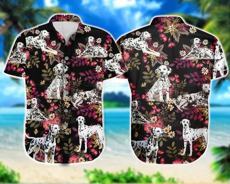 Dalmatian Trendy Hawaiian Shirt, Dalmatian Vintage Shirt, Dalmatian Dog Shirt, Dalmatian Hawaii Shirt Dalmatian Trendy Hawaiian Shirt, Dalmatian Vintage Shirt, Dalmatian Dog Shirt, Dalmatian Hawaii Shirt