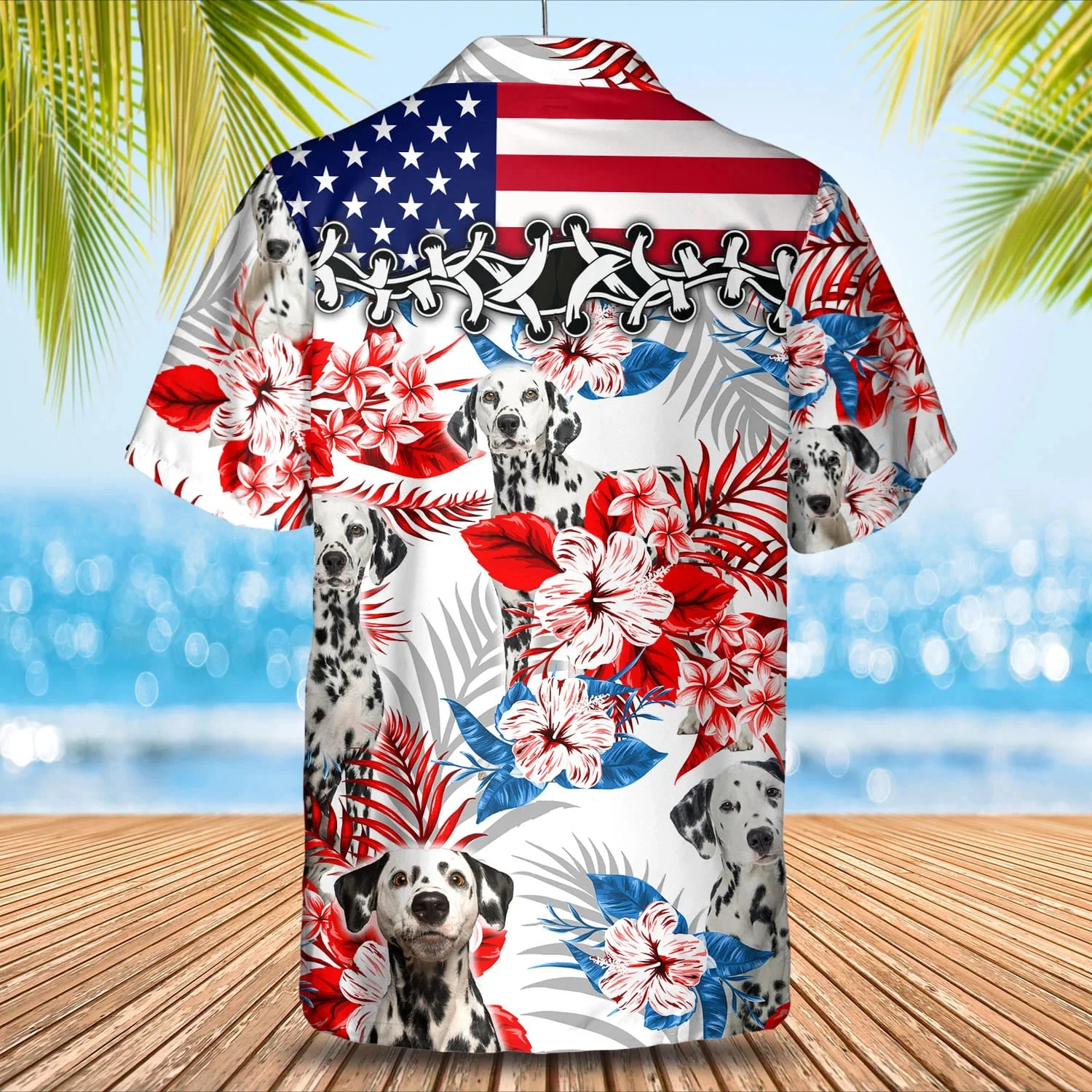 Dalmatian Trendy Hawaiian Shirt, Summer Aloha Shirt, Men Trendy Hawaiian Shirt, Gift For Summer