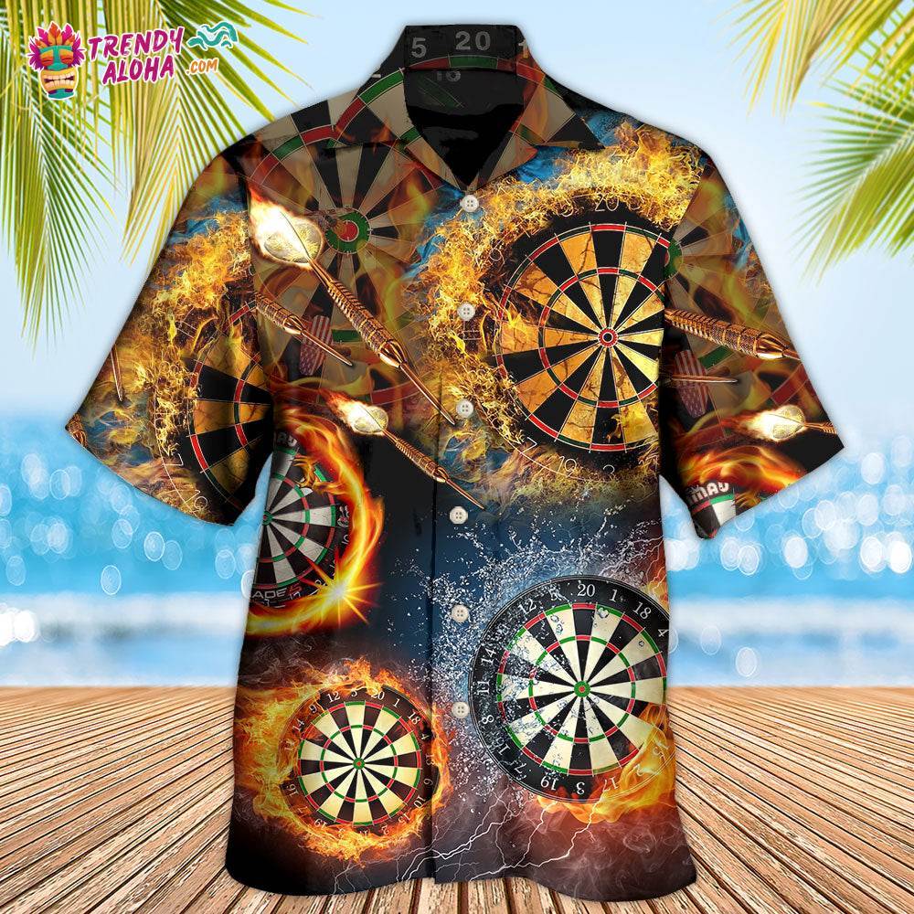 Dart Fire Crazy Dart Hawaiian Shirt – Trendy Aloha