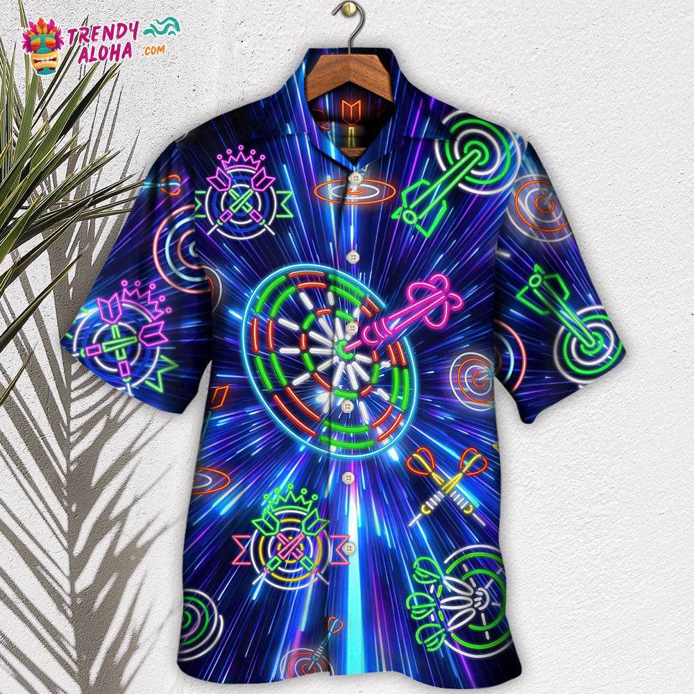 Dart Neon Light Sign Awesome Hawaiian Shirt – Trendy Aloha