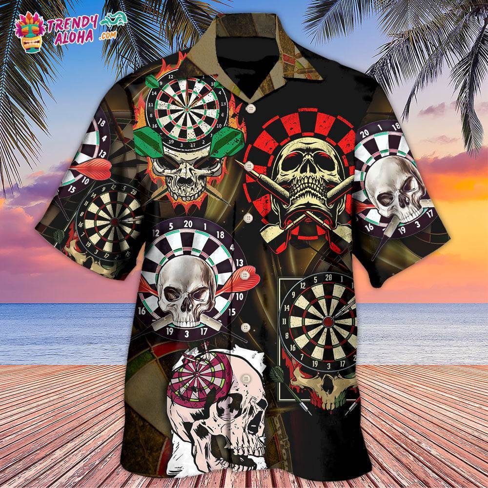 Dart Skull Killer Dart Hawaiian Shirt – Trendy Aloha