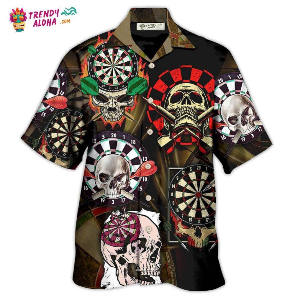Dart Skull Killer Dart Hawaiian Shirt – Trendy Aloha Dart Skull Killer Dart Hawaiian Shirt – Trendy Aloha