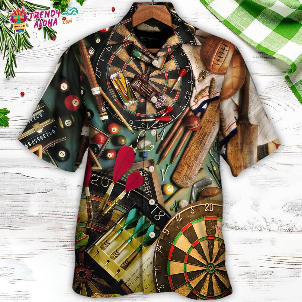 Dart World Okayest Dart Player Hawaiian Shirt – Trendy Aloha