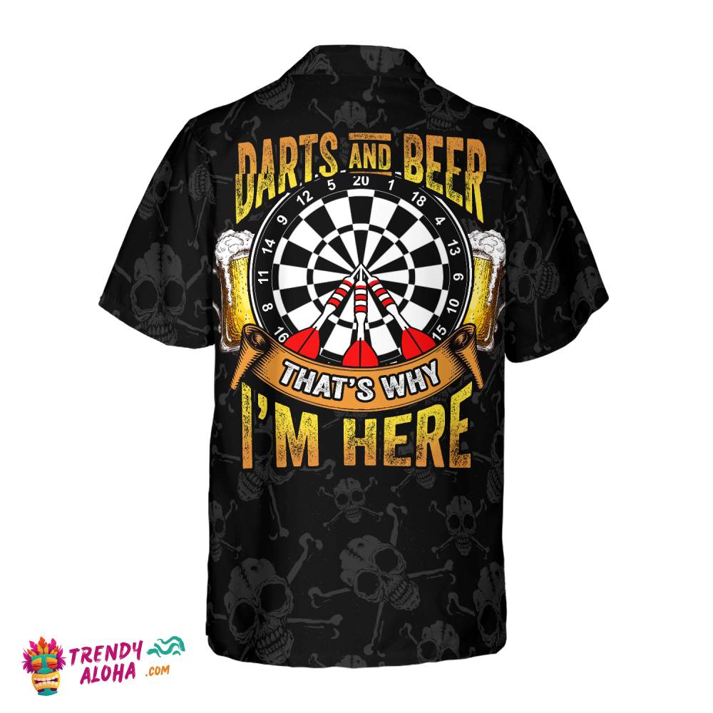 Darts And Beer Hawaiian Shirt, Best Gift For Beer Lovers