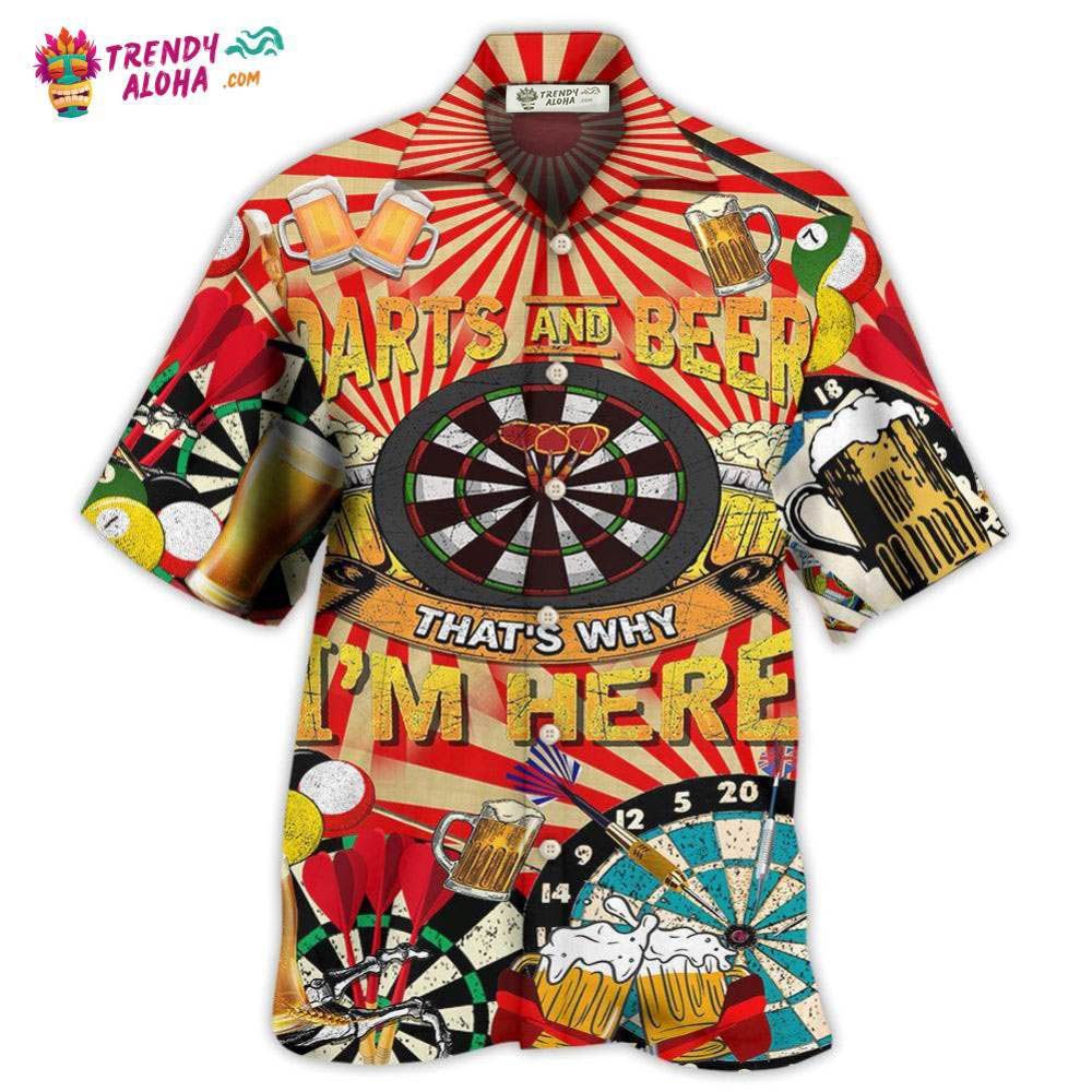 Darts And Beer That’S Why I’m Here Hawaiian Shirt – Trendy Aloha Darts And Beer That’S Why I’m Here Hawaiian Shirt – Trendy Aloha