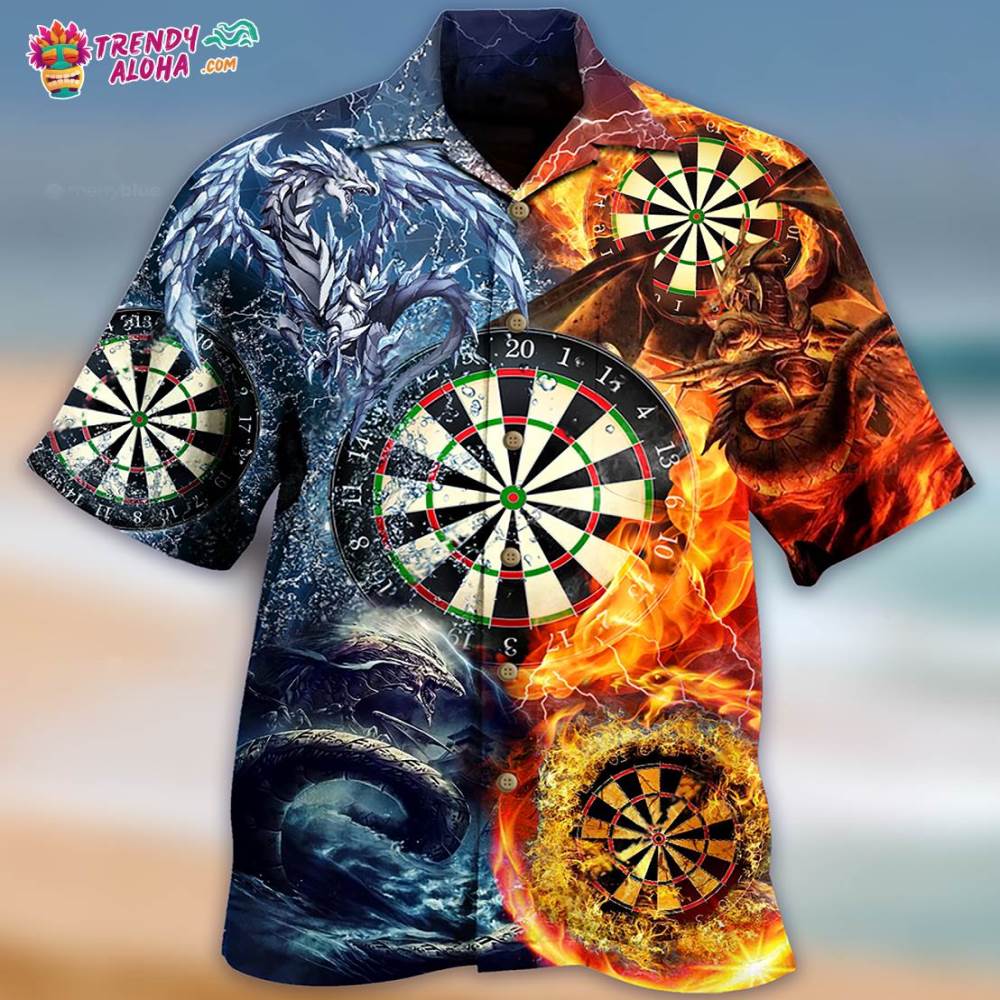 Darts Dragon Love Life Style Hawaiian Shirt – Trendy Aloha