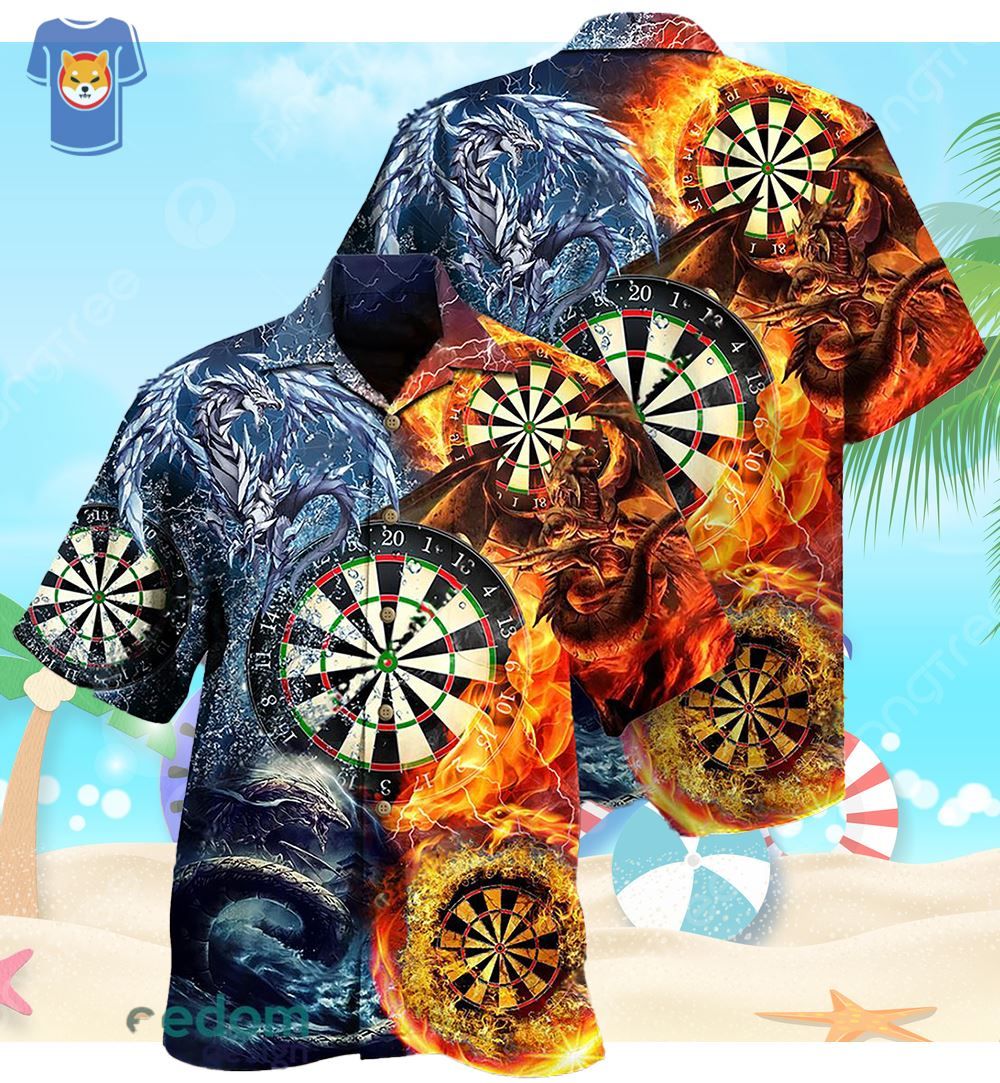 Darts Dragon Love Life Style Hawaiian Shirt For Men And Women