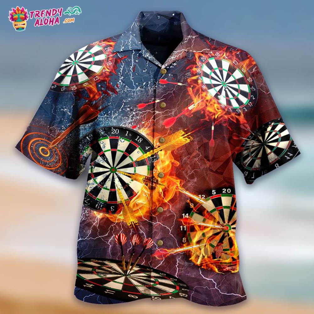 Darts Love It Fire Hawaiian Shirt – Trendy Aloha