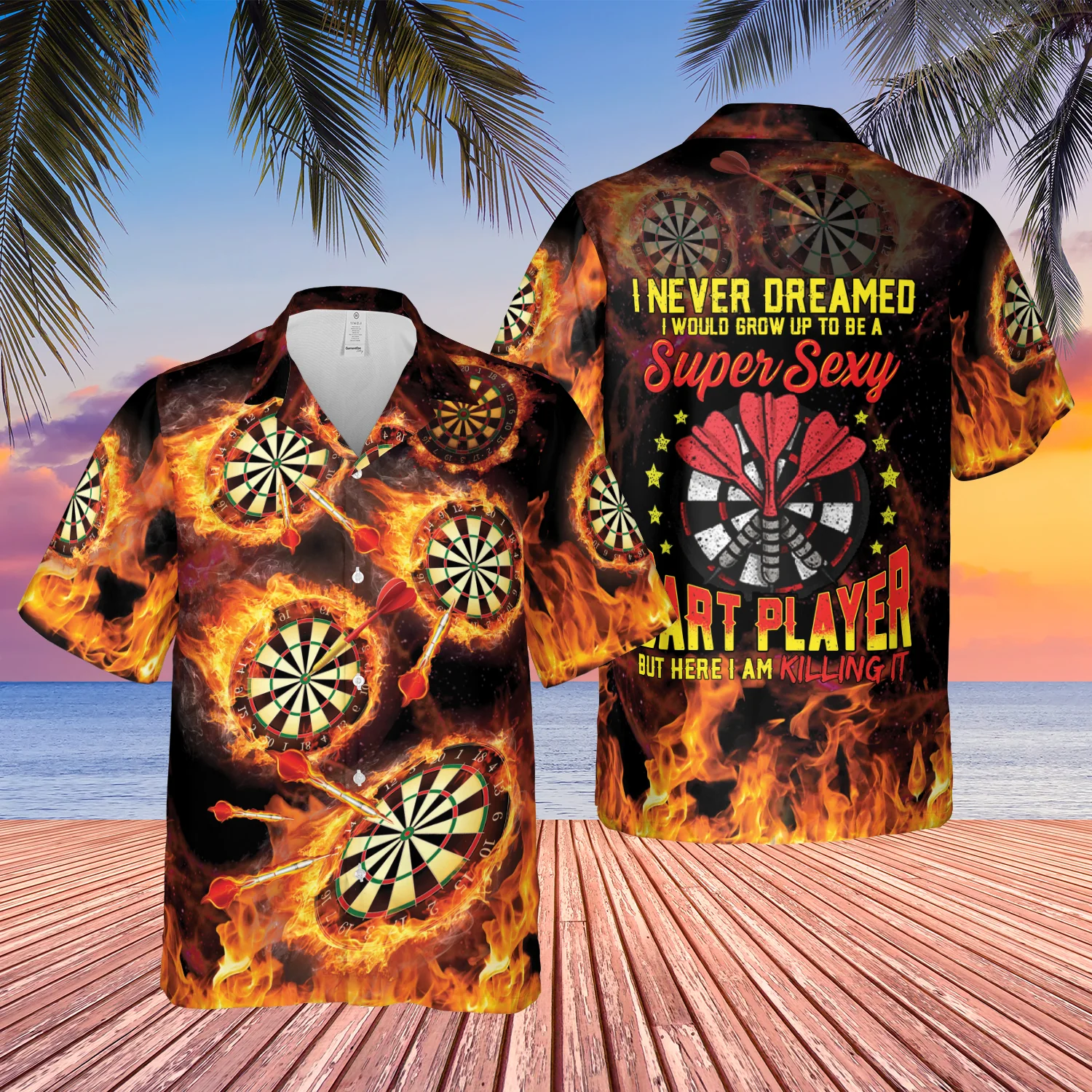 Darts Love It Hawaiian Shirt Dart Player For Aloha Shirt
