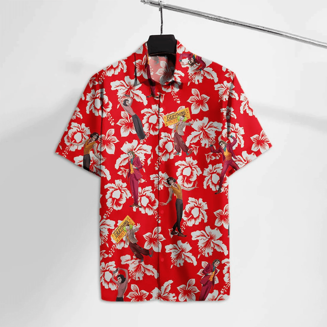 Dc Hawaiian Shirt Dc Jker Everything Must Go Red Hawaii Tshirt