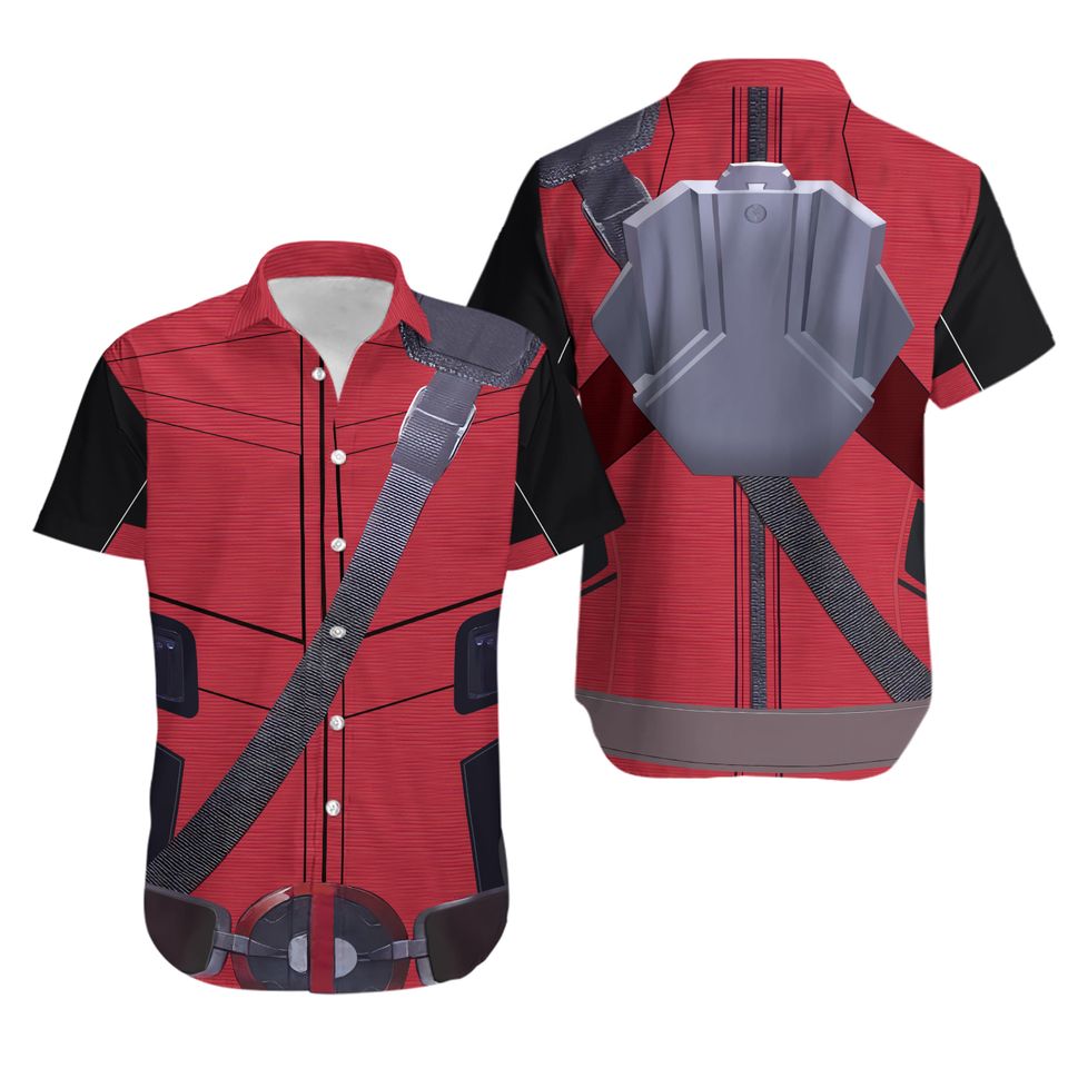 Deadpool Wolverine Hawaii Vacation Wear Trendy Casual Comfortable Deadpool Hawaiian Shirt