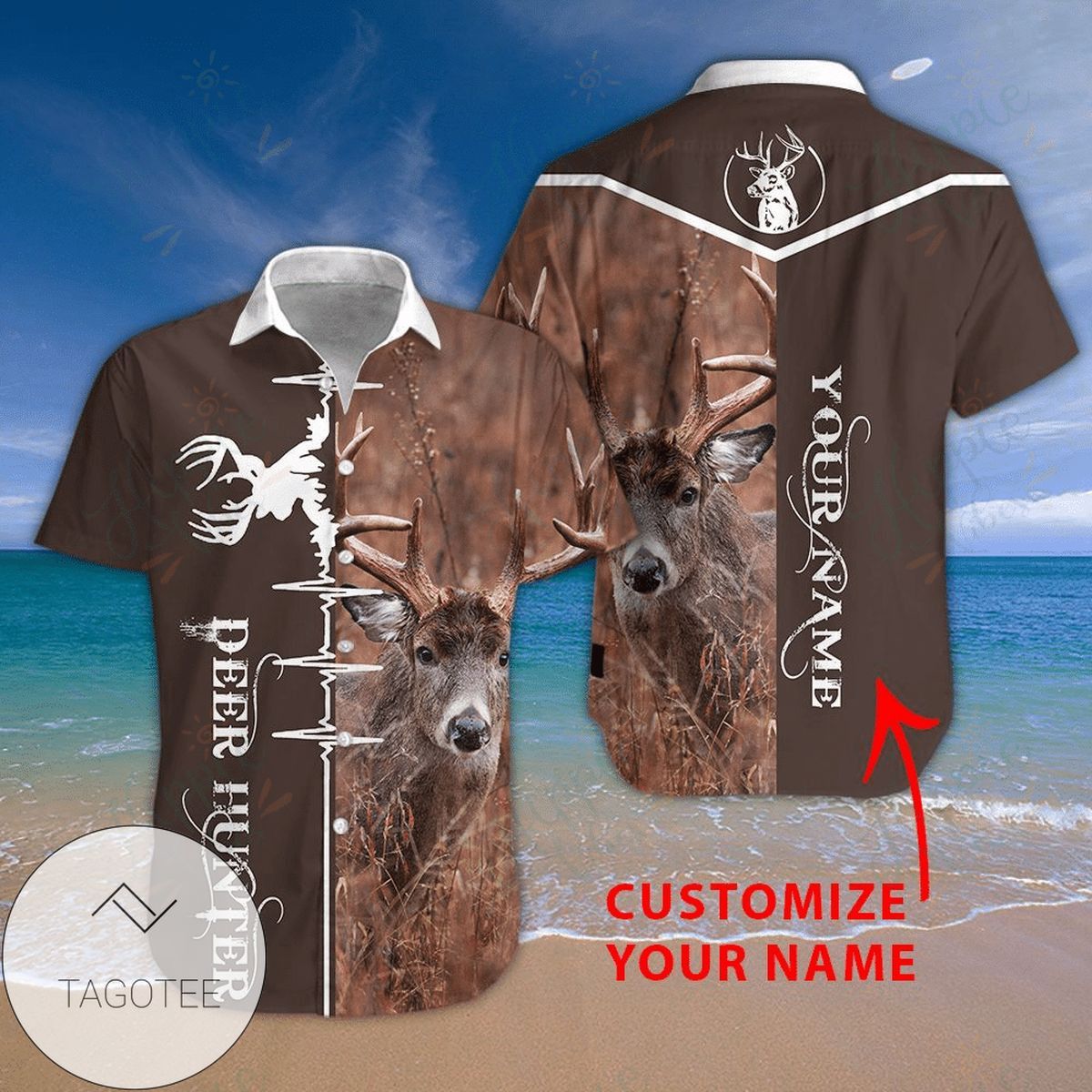 Deer Hunter Hawaiian Shirts Name Personalized