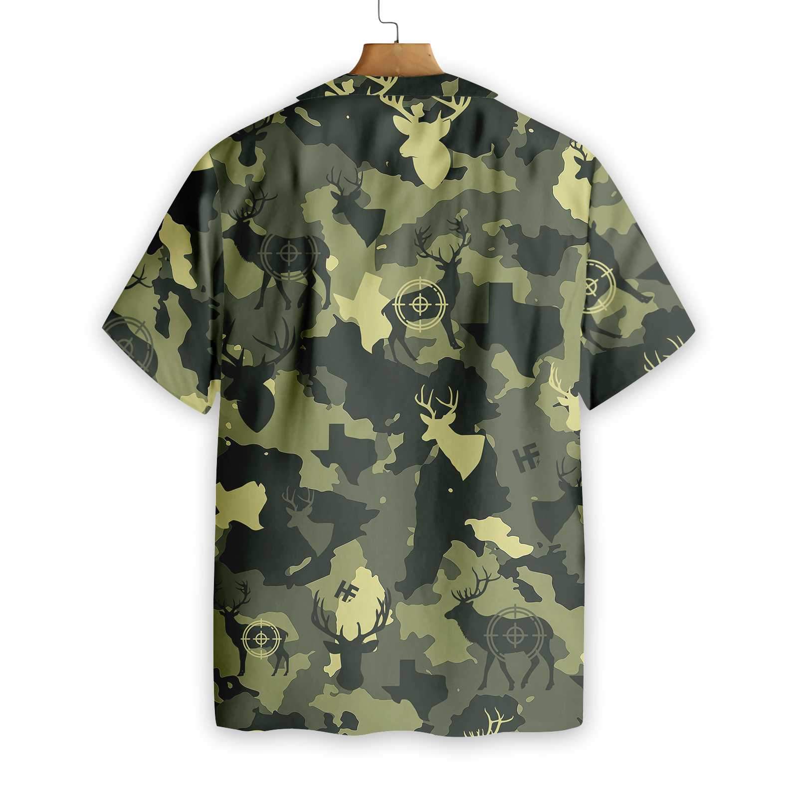 Deer Hunting Shirt Camouflage Deer Hunting Hawaiian Shirt Adult