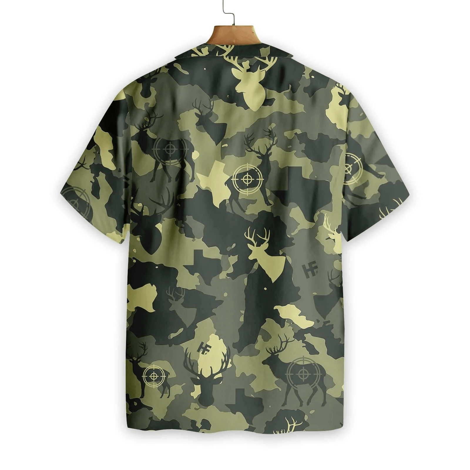 Deer Hunting Shirt Hunting Aloha Shirt Camouflage Deer Hunting Trendy Hawaiian Shirt