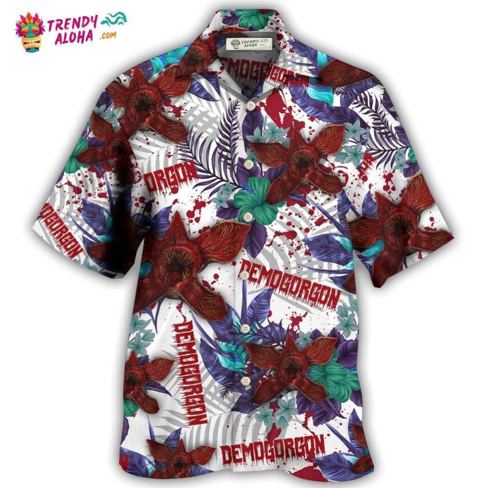 Demogorgon Monster Hawaiian Pattern Hawaiian Shirt – Trendy Aloha Demogorgon Monster Hawaiian Pattern Hawaiian Shirt – Trendy Aloha