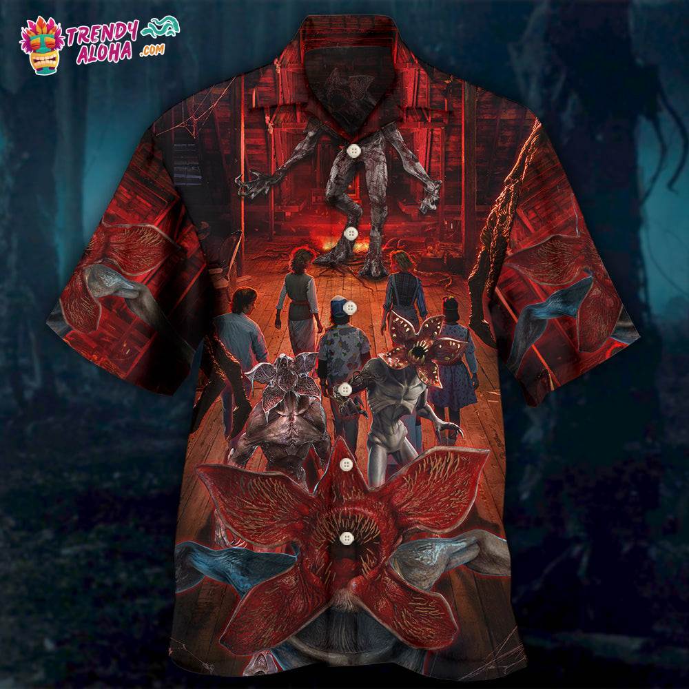 Demogorgon Monster Invading Hawkins Hawaiian Shirt – Trendy Aloha