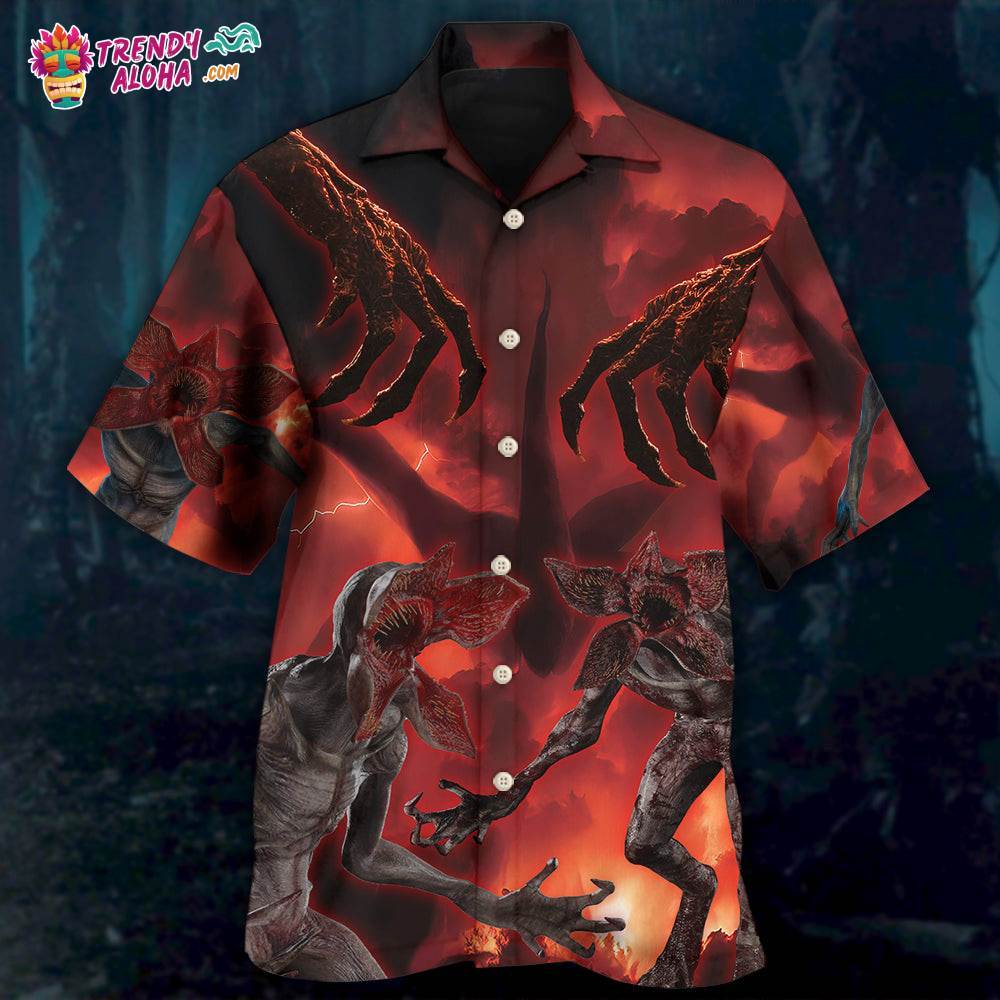 Demogorgon Scary Monster Universe Hawaiian Shirt – Trendy Aloha