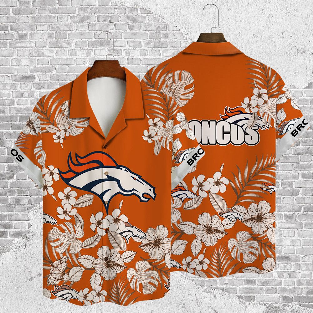 Denver Broncos Elite Edition Aop Hawaiian Shirt