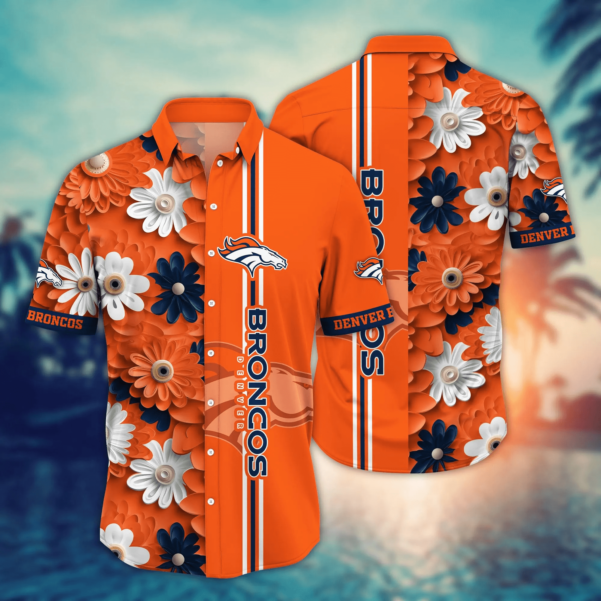 Denver Broncos NFL Hawaiian Shirt Beach Season Aloha Shirt