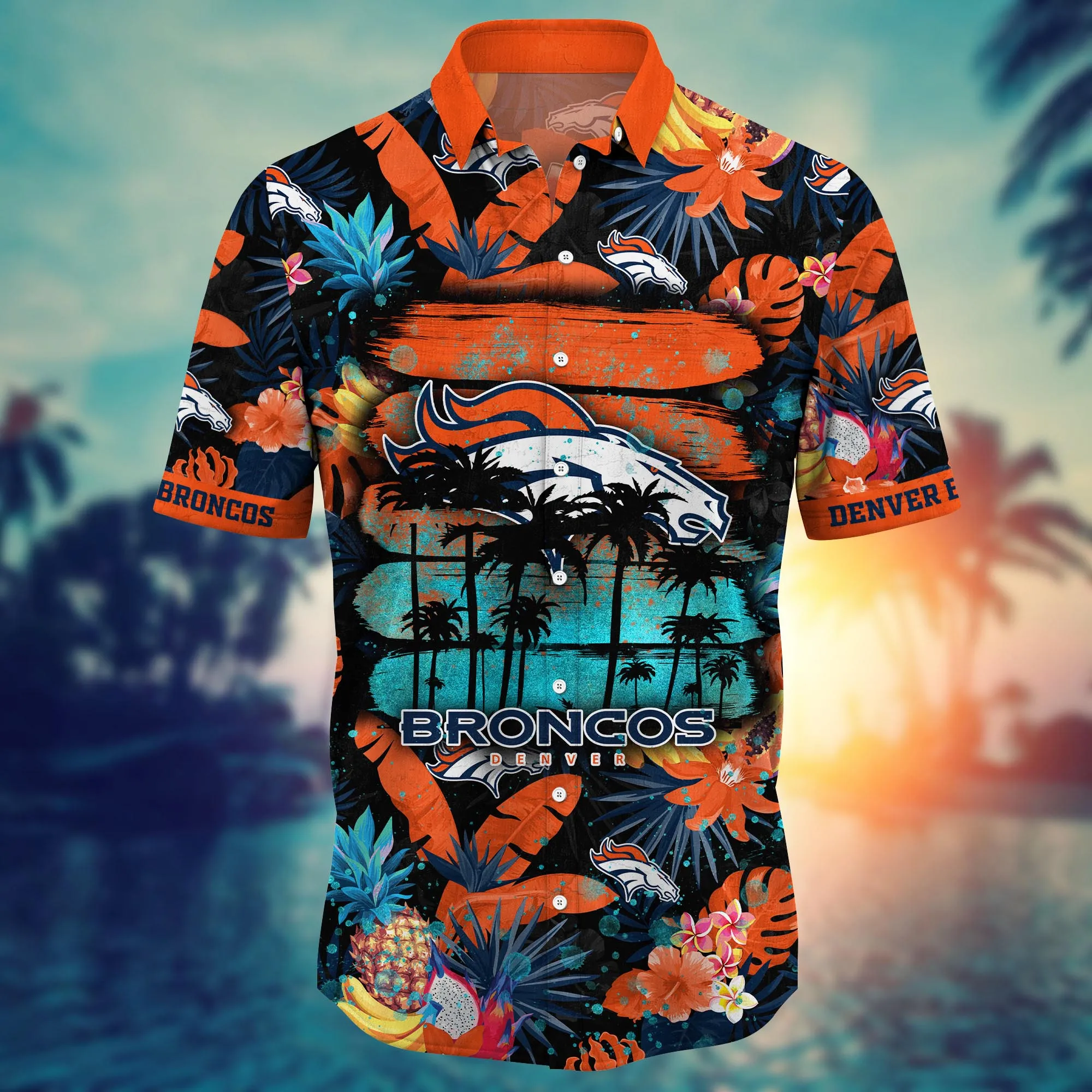 Denver Broncos NFL Hawaiian Shirt Hikingtime Aloha Shirt
