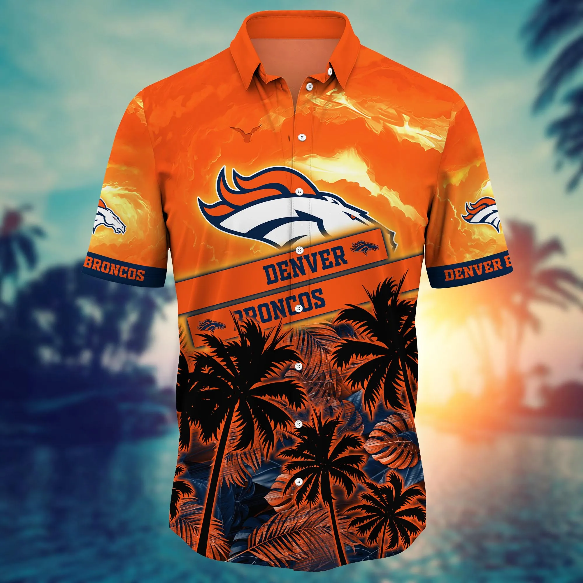 Denver Broncos NFL Hawaiian Shirt Hot Sandstime Aloha Shirt