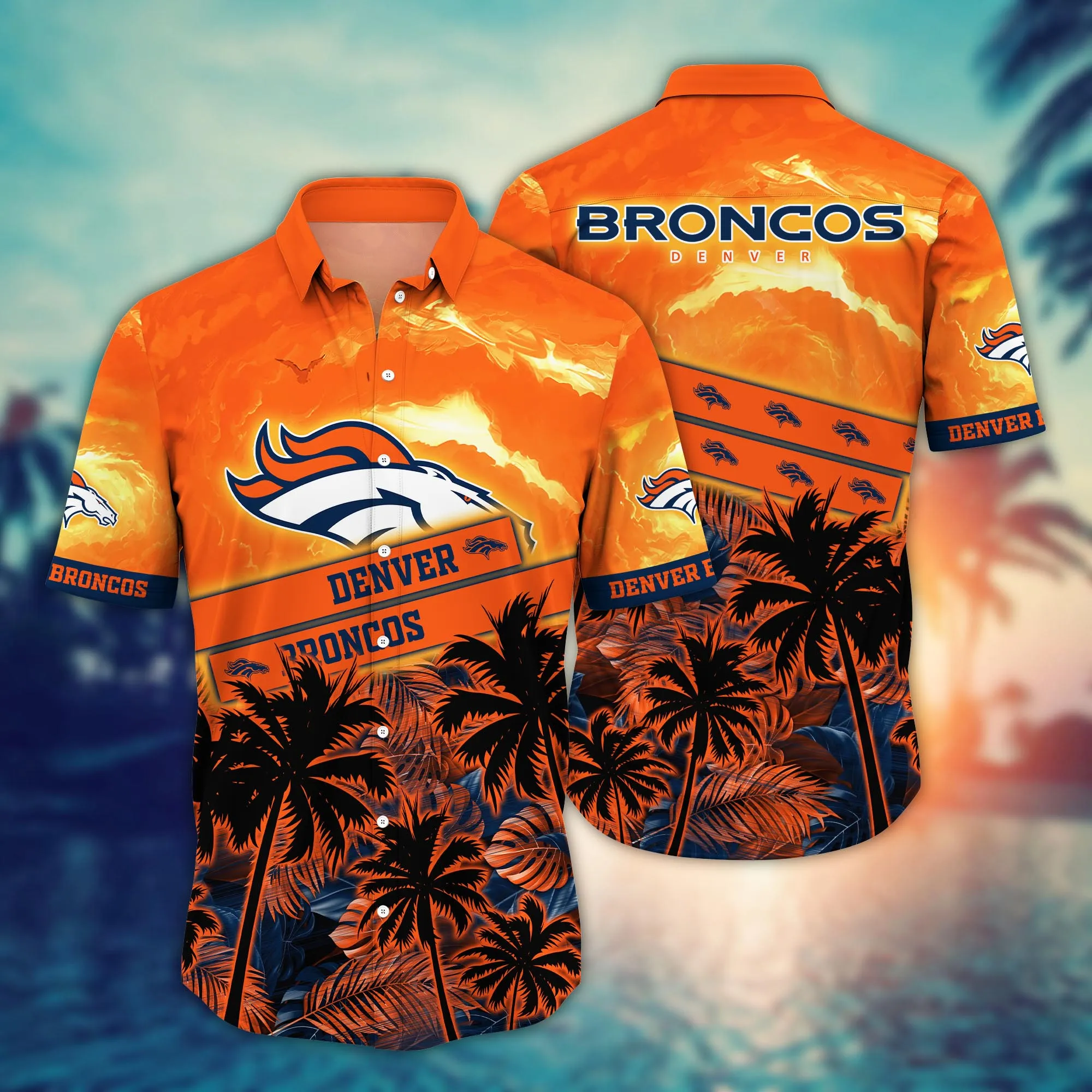 Denver Broncos NFL Hawaiian Shirt Hot Sandstime Aloha Shirt