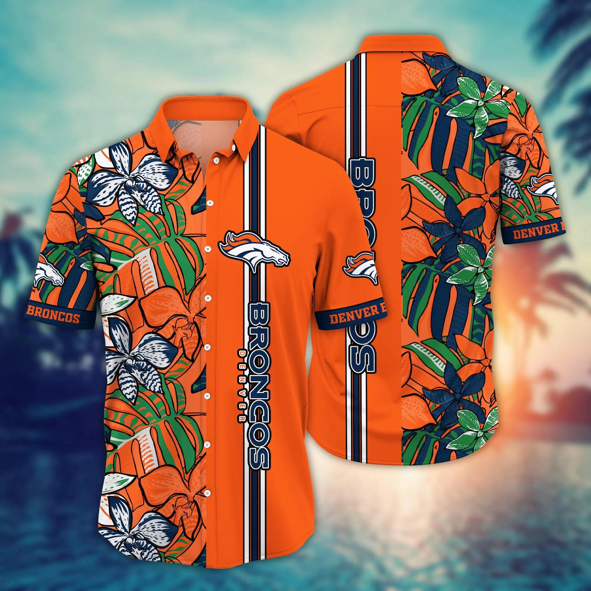 Denver Broncos NFL Hawaiian Shirt Ice Cream Season Aloha Shirt Denver Broncos NFL Hawaiian Shirt Ice Cream Season Aloha Shirt