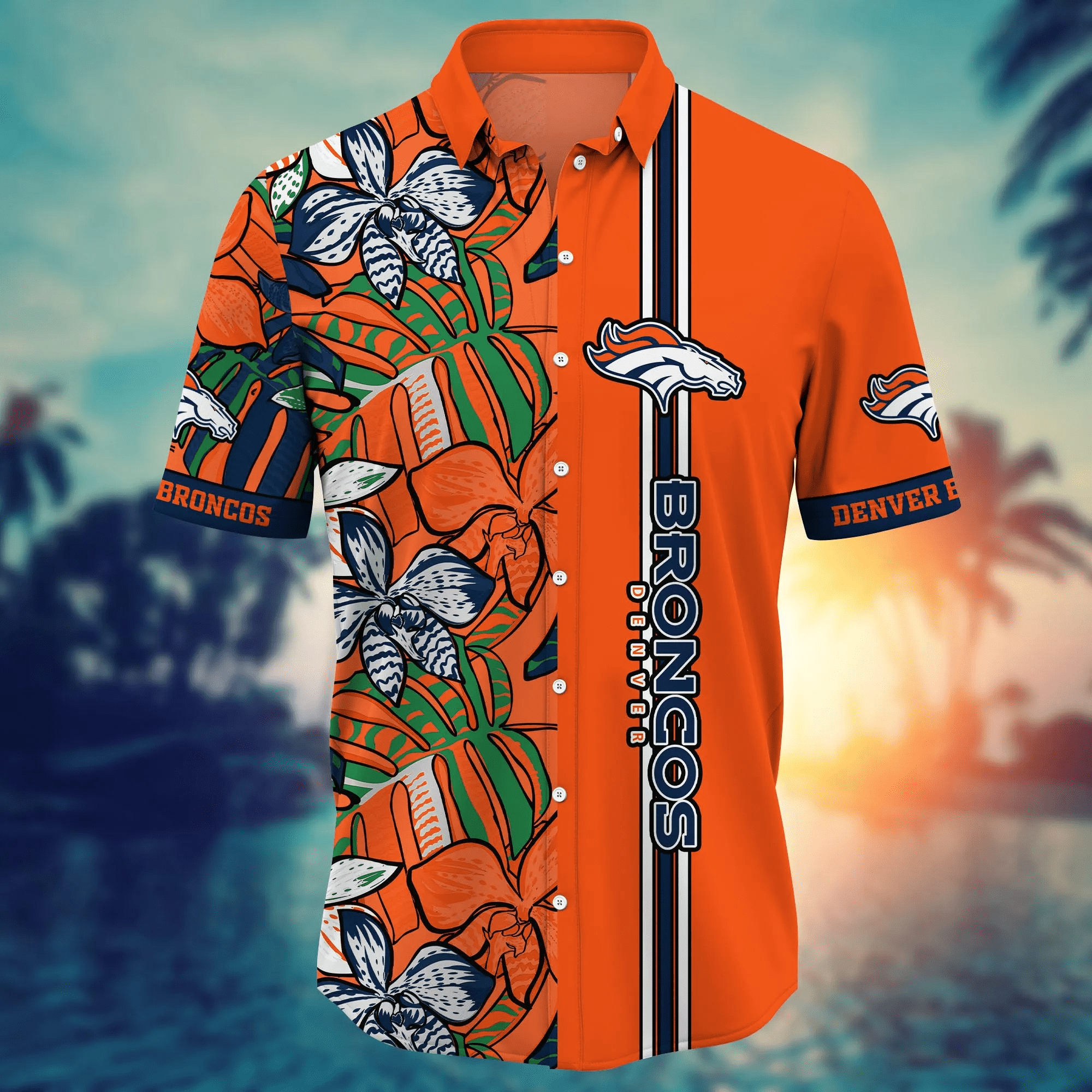 Denver Broncos NFL Hawaiian Shirt Ice Cream Season Aloha Shirt