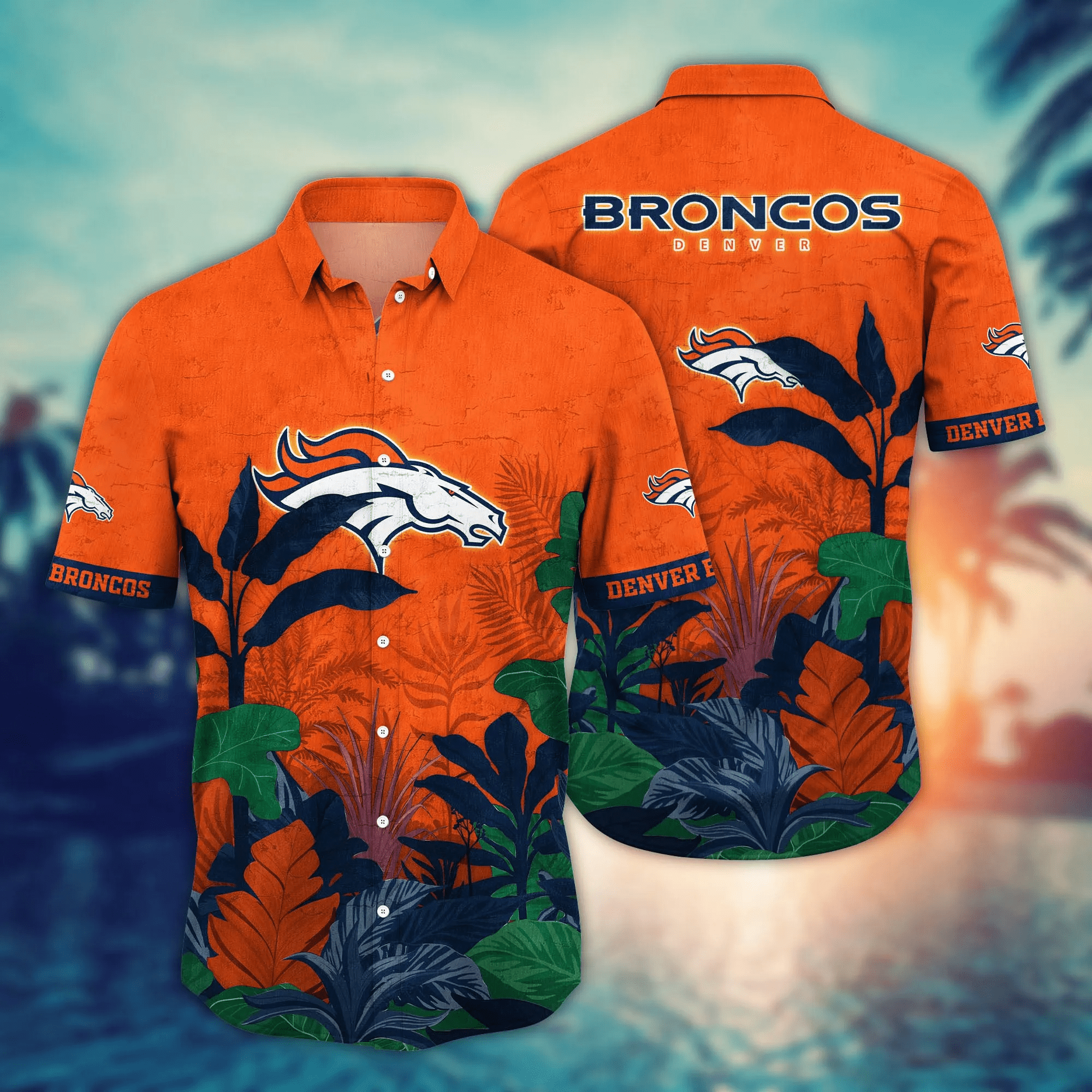 Denver Broncos NFL Hawaiian Shirt Picnics Aloha Shirt