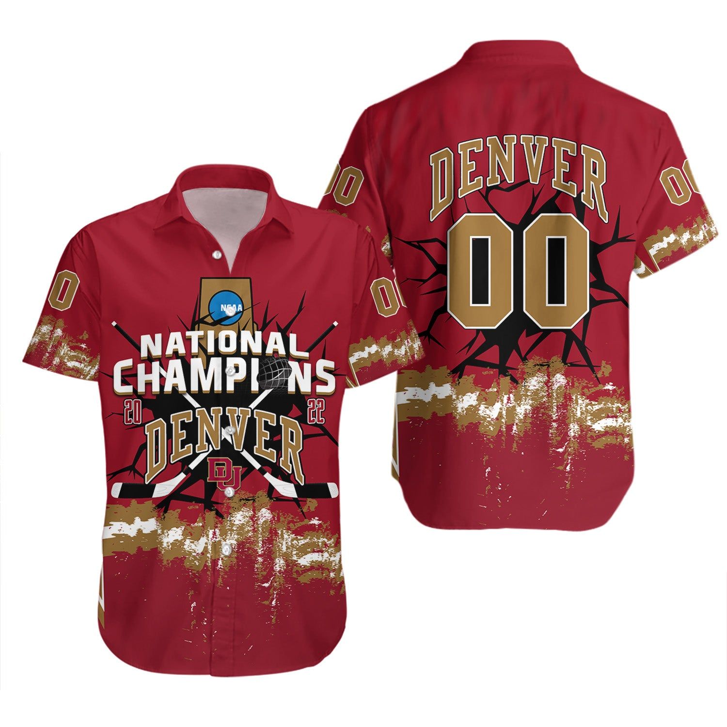 Denver Pioneers Hawaii Shirt Ice Hockey National Champions – NCAA