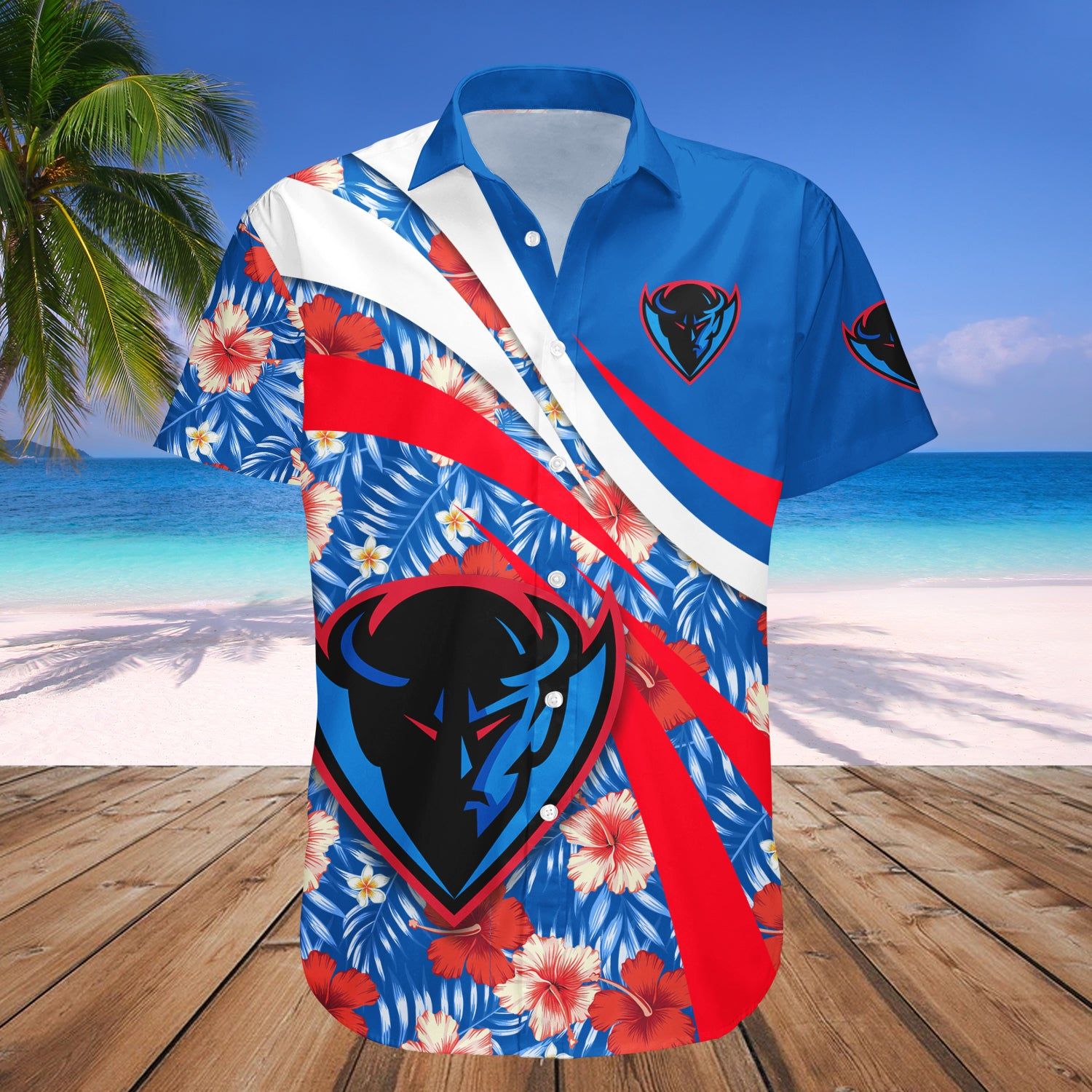 Depaul Blue Demons Hawaii Shirt Hibiscus Sport Style – NCAA