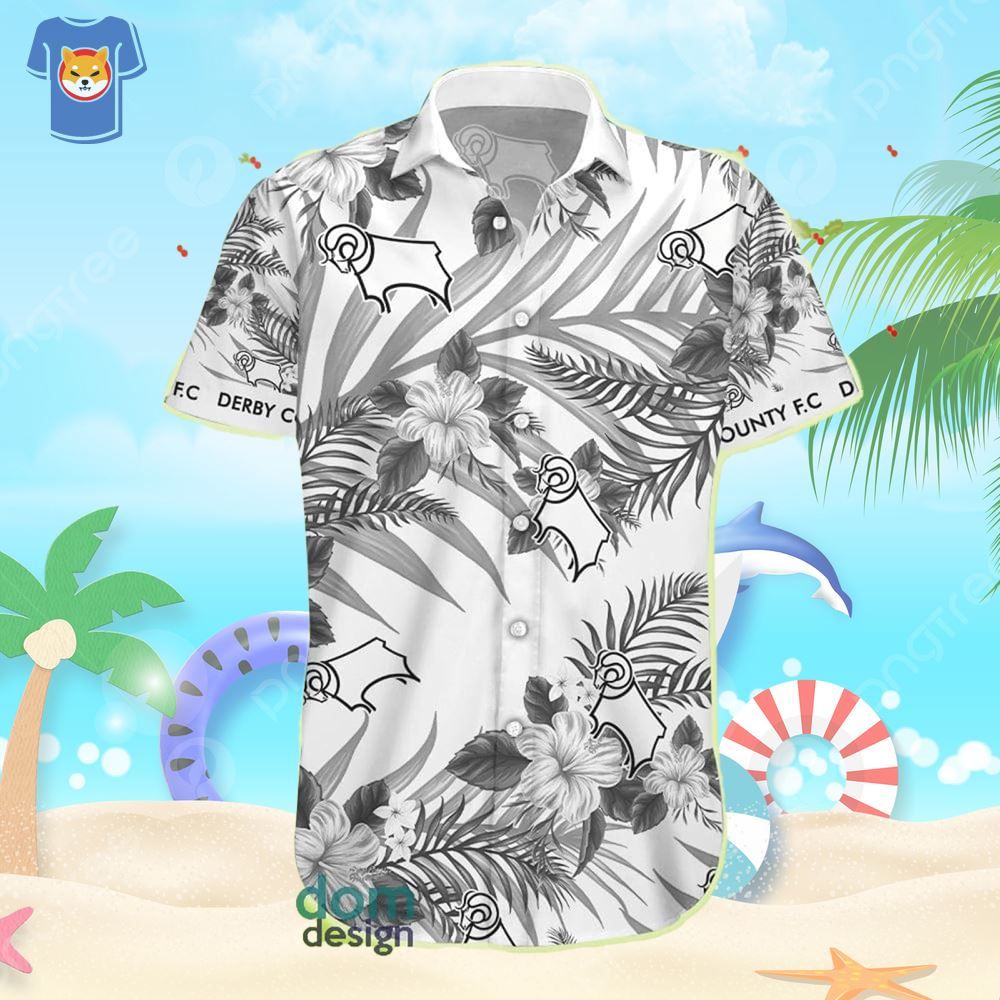 Derby County Fc Aloha Beach Gift Hawaiian Shirt For Men And Women