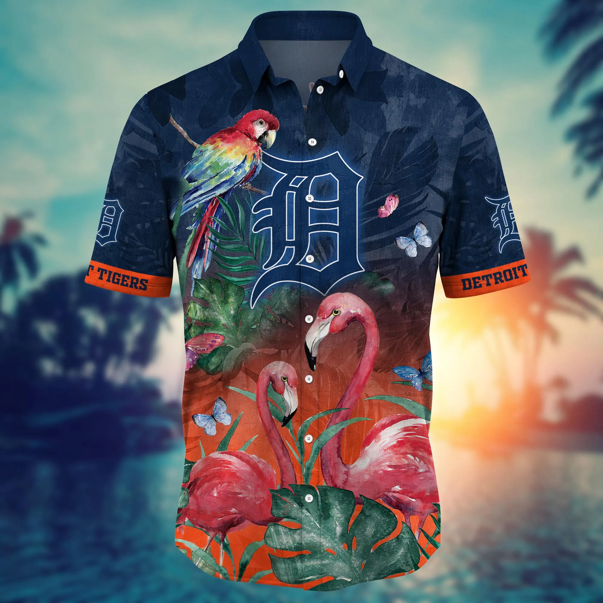 Detroit Tigers MLB Hawaiian Shirt Pool Days Aloha Shirt