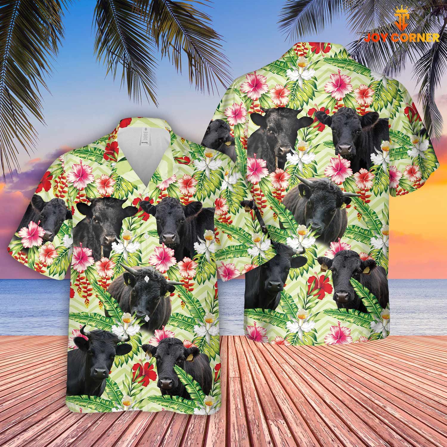 Dexter Breed Hawaiian Shirt Hibicus Floral Design Premium Print And Material