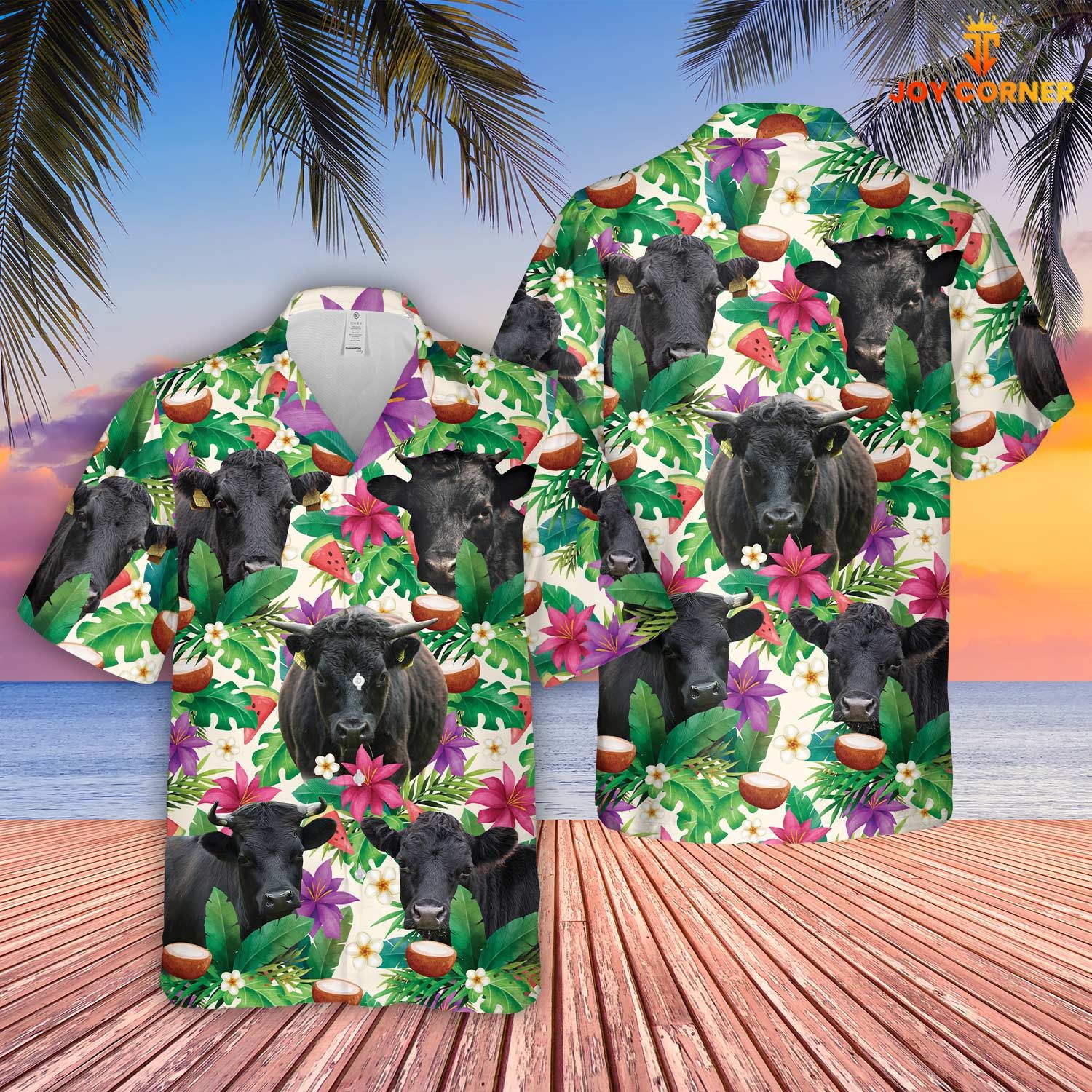 Dexter Breed Hawaiian Shirt Showcasing Summertime Florals In 3D Print Quality Design