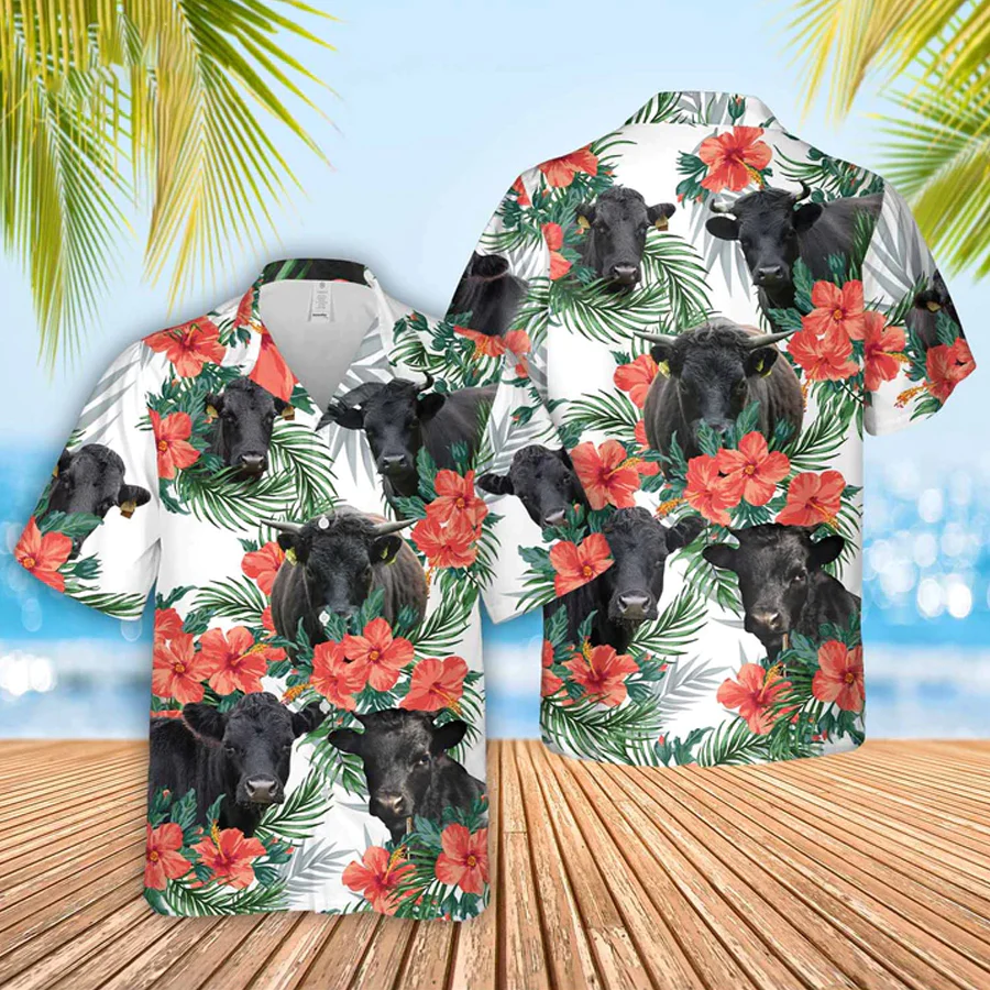 Dexter Hawaiian Flowers Trendy Hawaiian Shirt, Summer Gift For Men And Women
