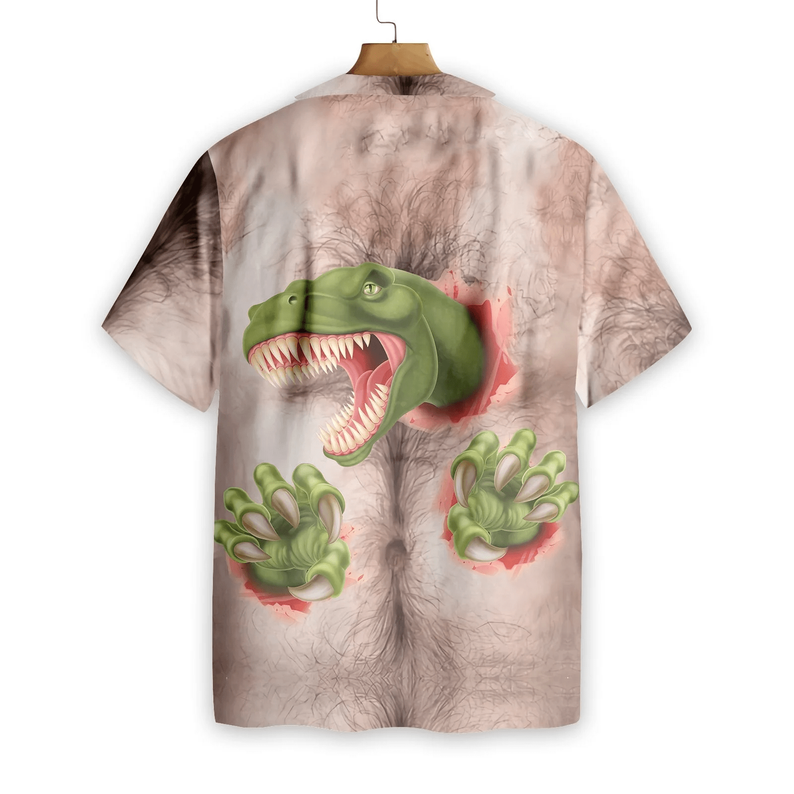 Dinosaur Aloha Shirt Carnivore From The Inside Costume Trendy Hawaiian Shirt Dinosaur Aloha Shirt