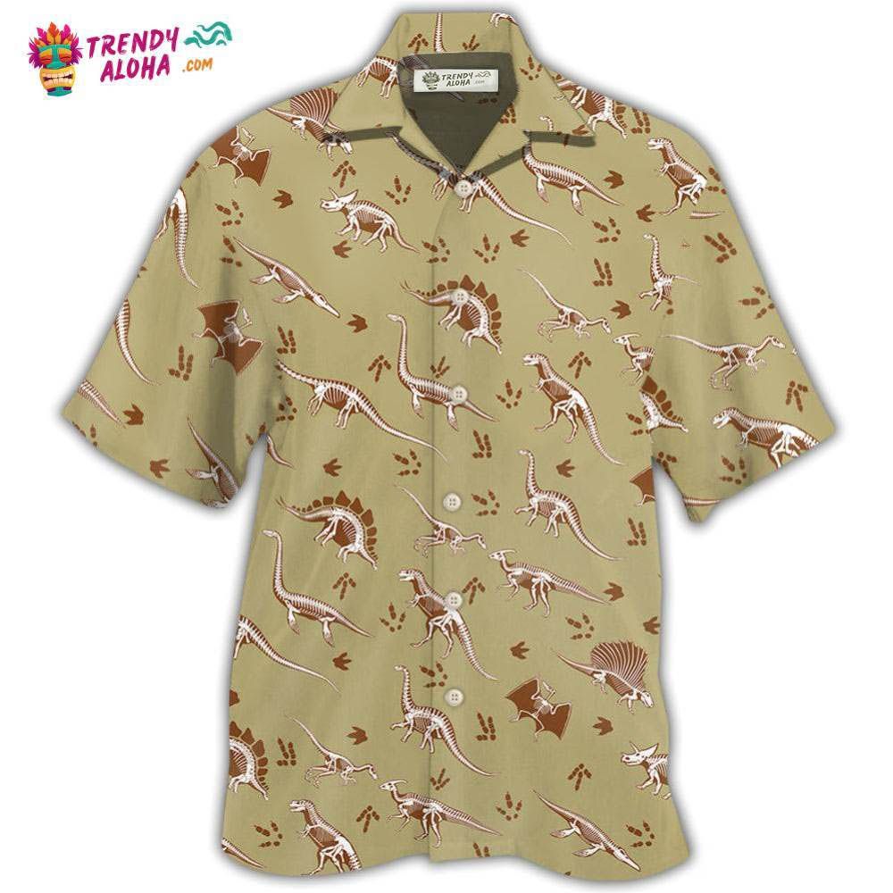 Dinosaur Little Basic Style Hawaiian Shirt – Trendy Aloha