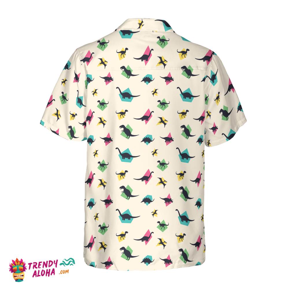 Dinosaur Shapes Hawaiian Shirt