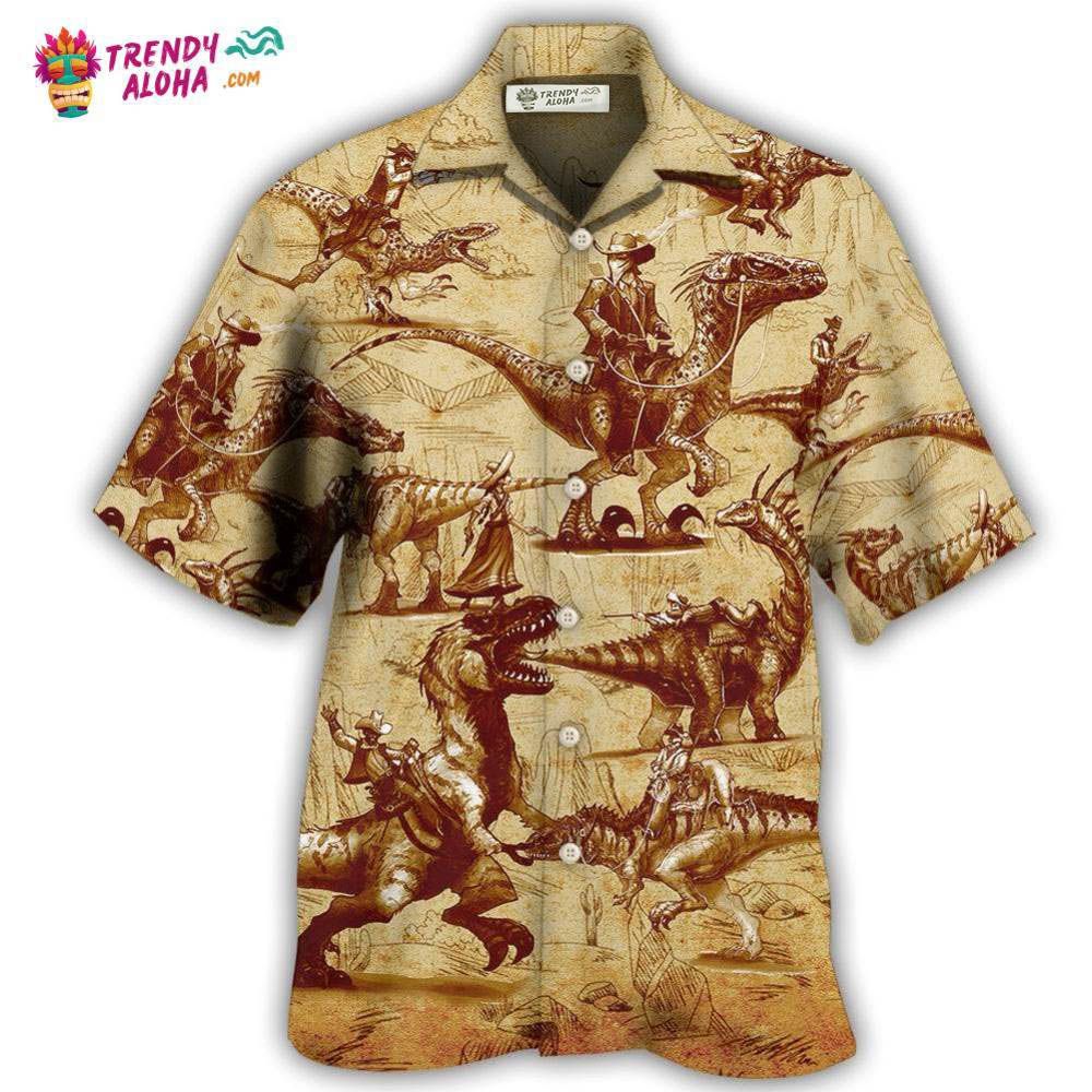 Dinosaur World Summer Vintage Hawaiian Shirt – Trendy Aloha