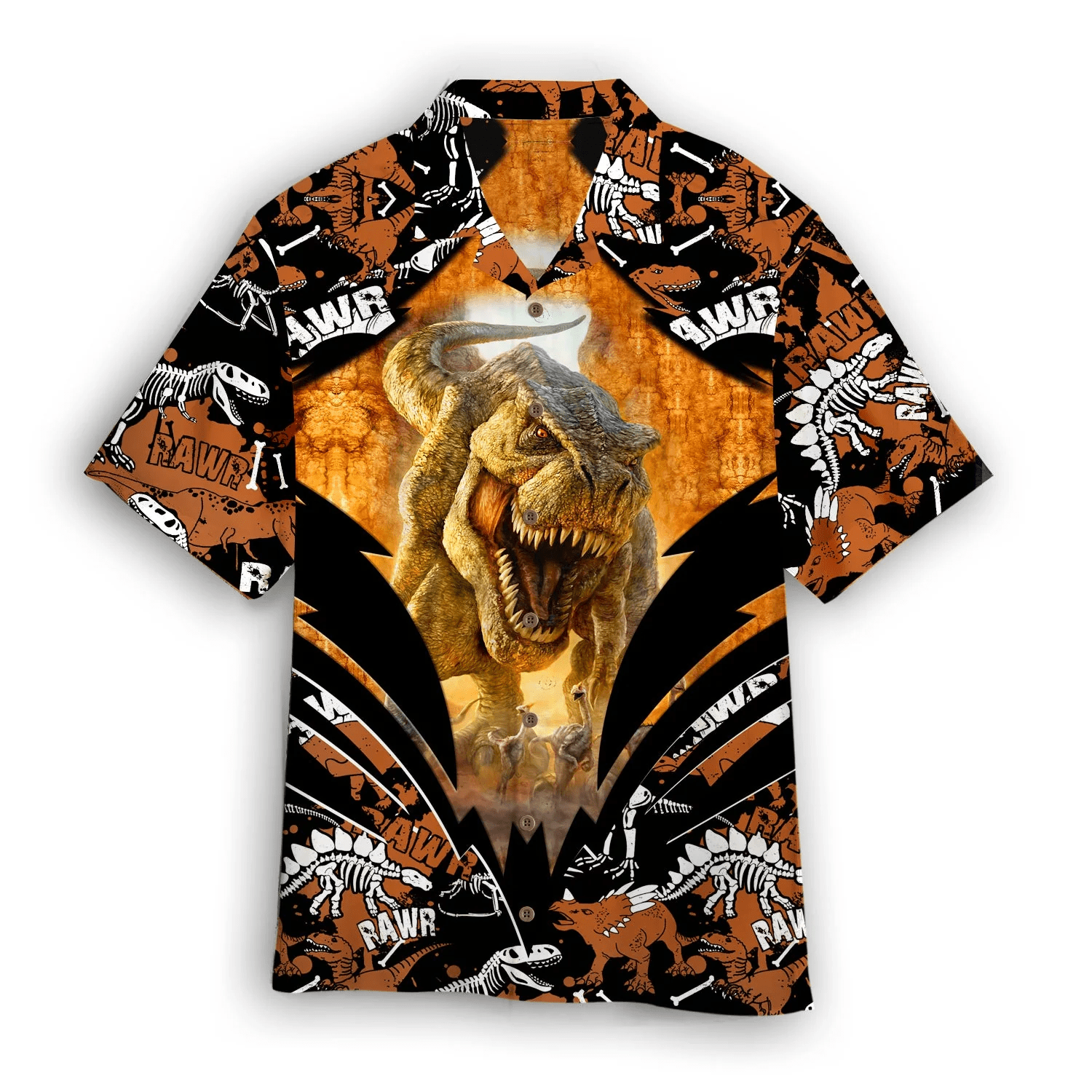 Dinosaurs Aloha Trendy Hawaiian Shirts  Aloha Shirt