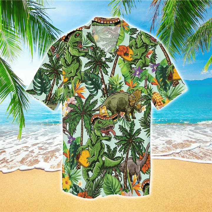 Dinosaurs Shirt For, Dinosaurs Trendy Hawaiian Shirt For Dinosaurs Lovers