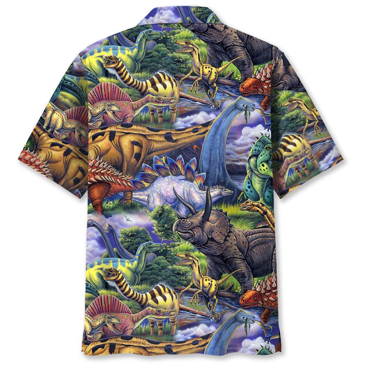 Dinosaurs Trendy Hawaiian Shirt